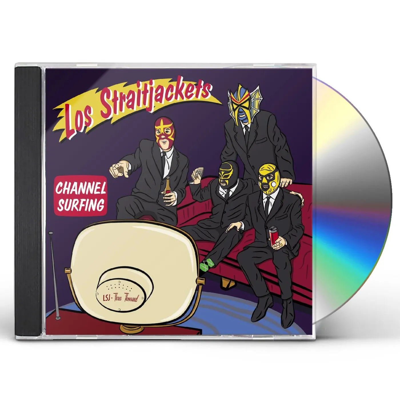 Los Straitjackets CHANNEL SURFING CD