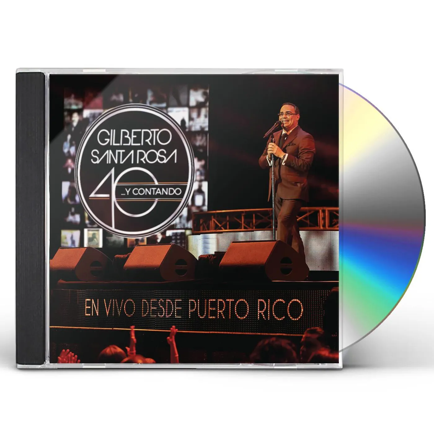 Gilberto Santa Rosa 40 Y CONTANDO (EN VIVO DESDE PUERTO RICO) CD