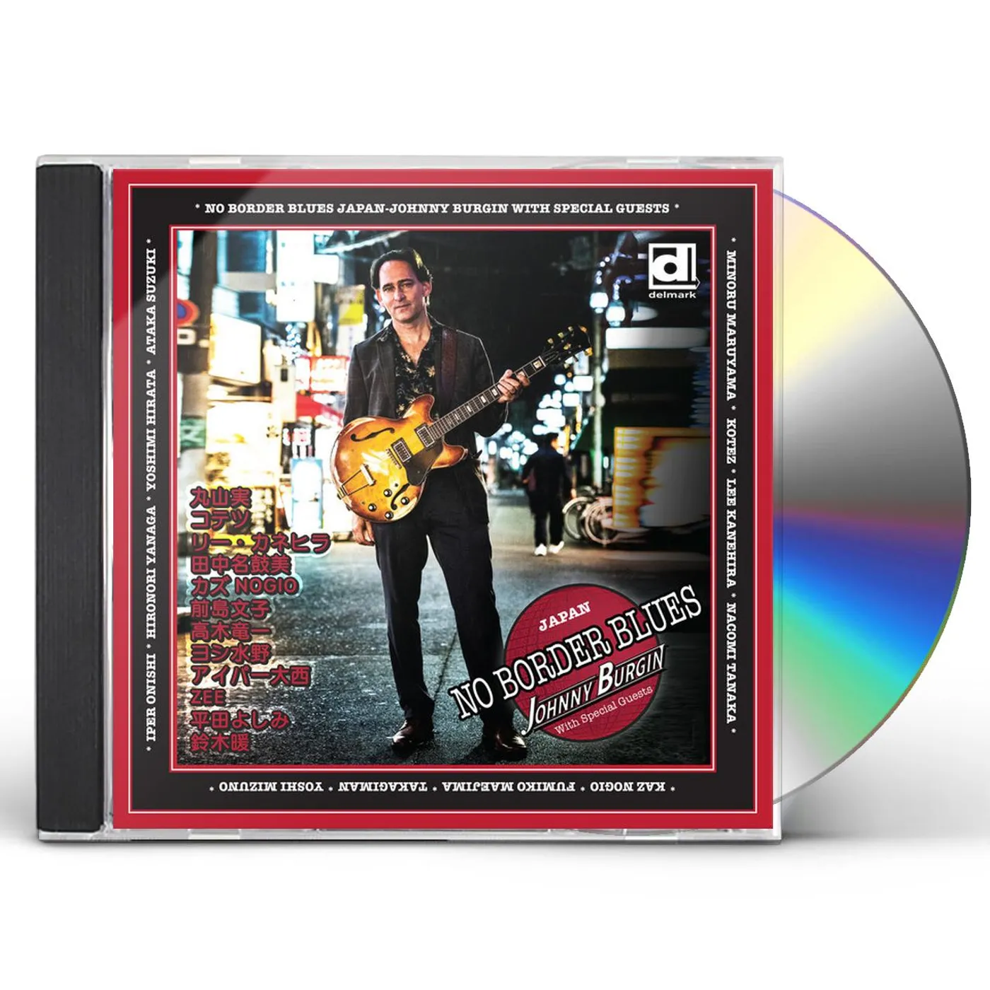 Johnny Burgin NO BORDER BLUES CD