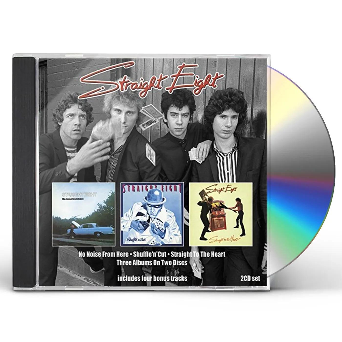 Straight Eight NO NOISE FROM HERE/SHUFFLENCUT/STRAIGHT TO HEART CD