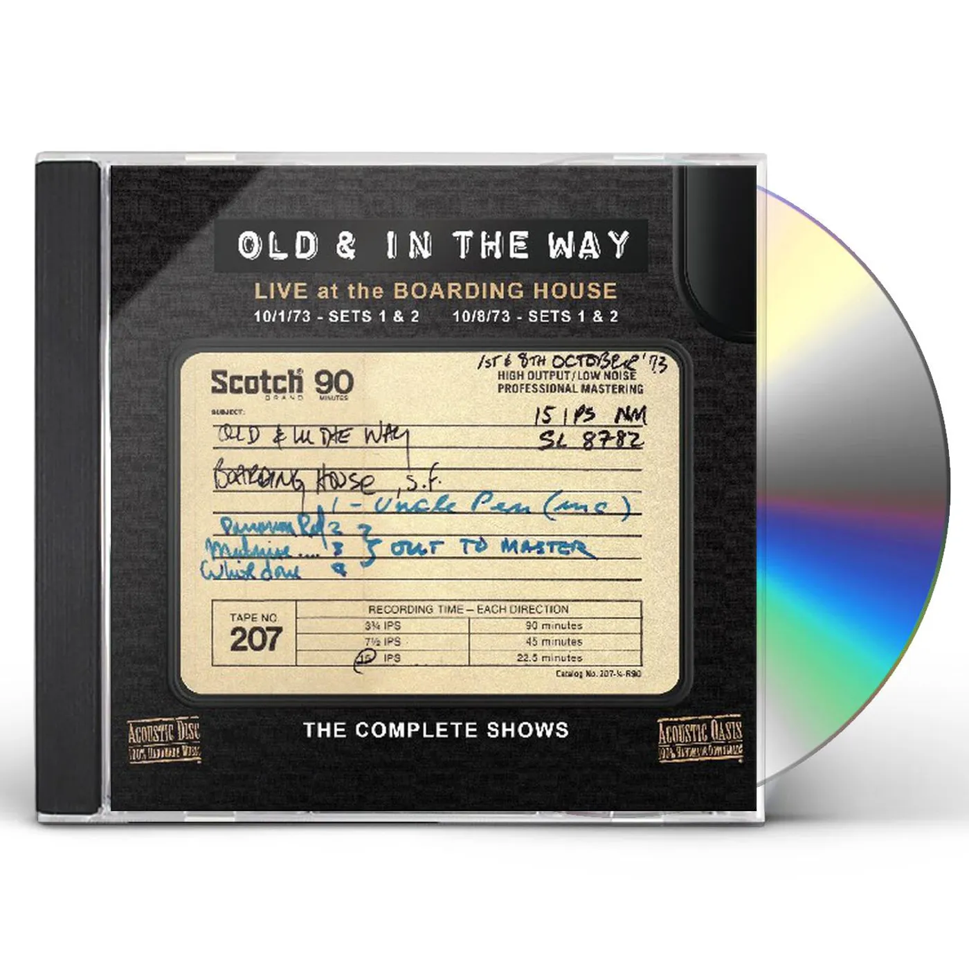 Old & In The Way LIVE AT THE BOARDING HOUSE CD