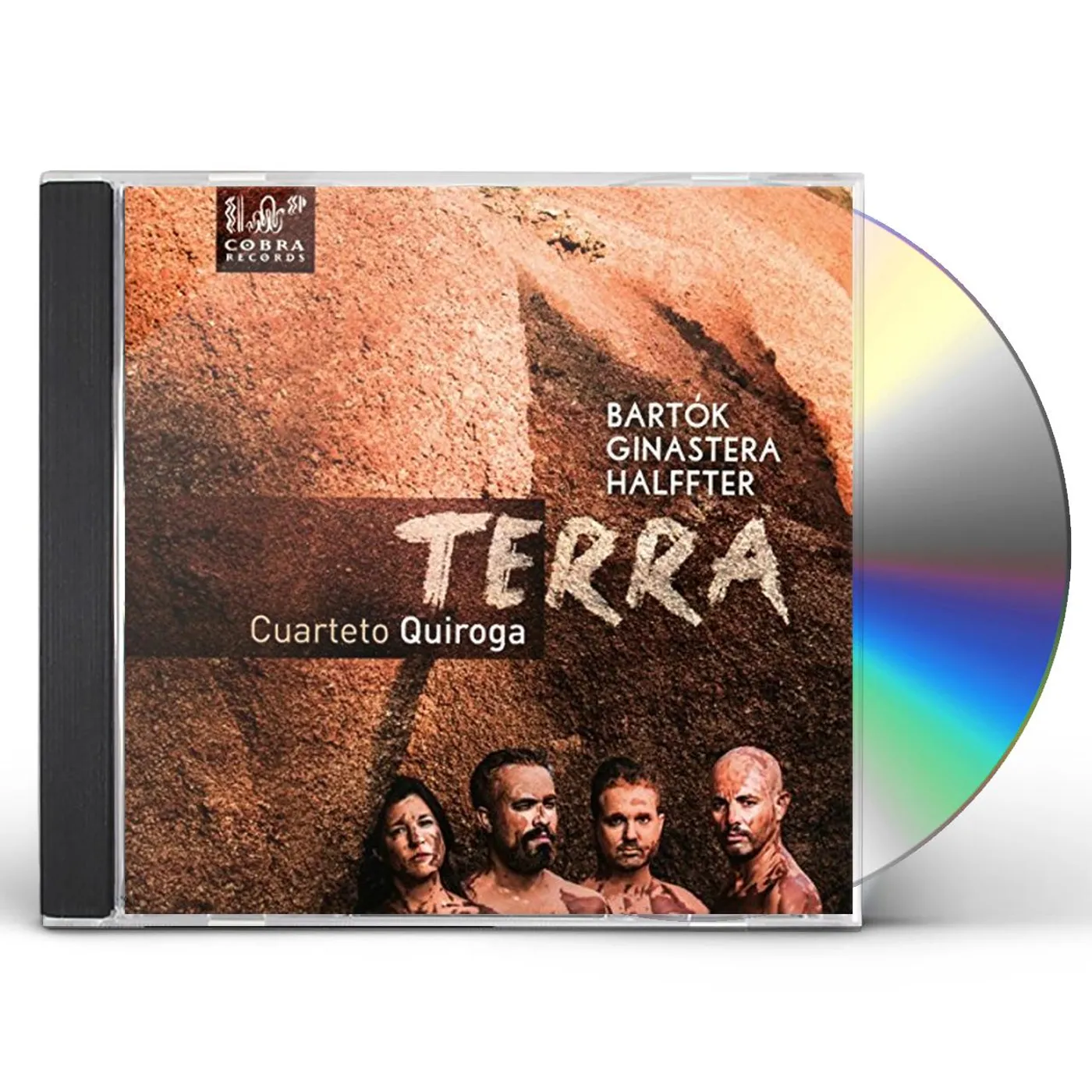 Cuarteto Quiroga TERRA: BARTOK GINASTERA & HALFFTER STRING QUARTETS CD
