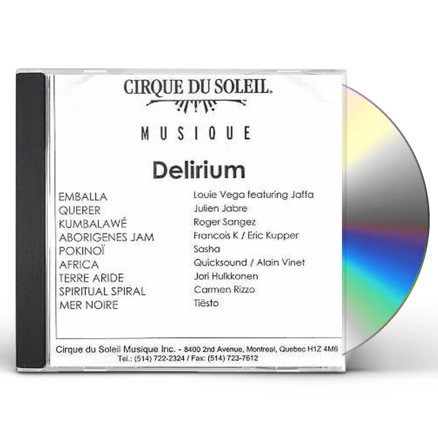 Cirque du Soleil 1: AFRICA Vinyl Record