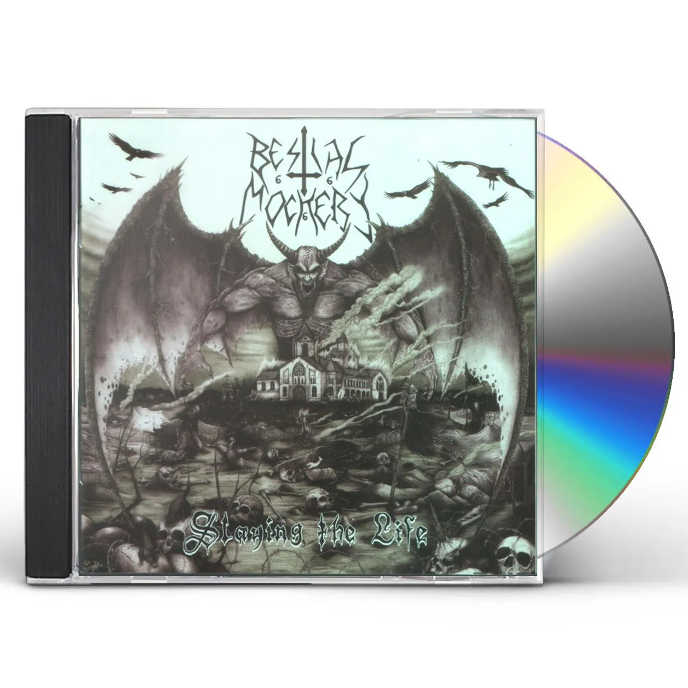 Bestial Mockery SLAYING THE LIFE CD