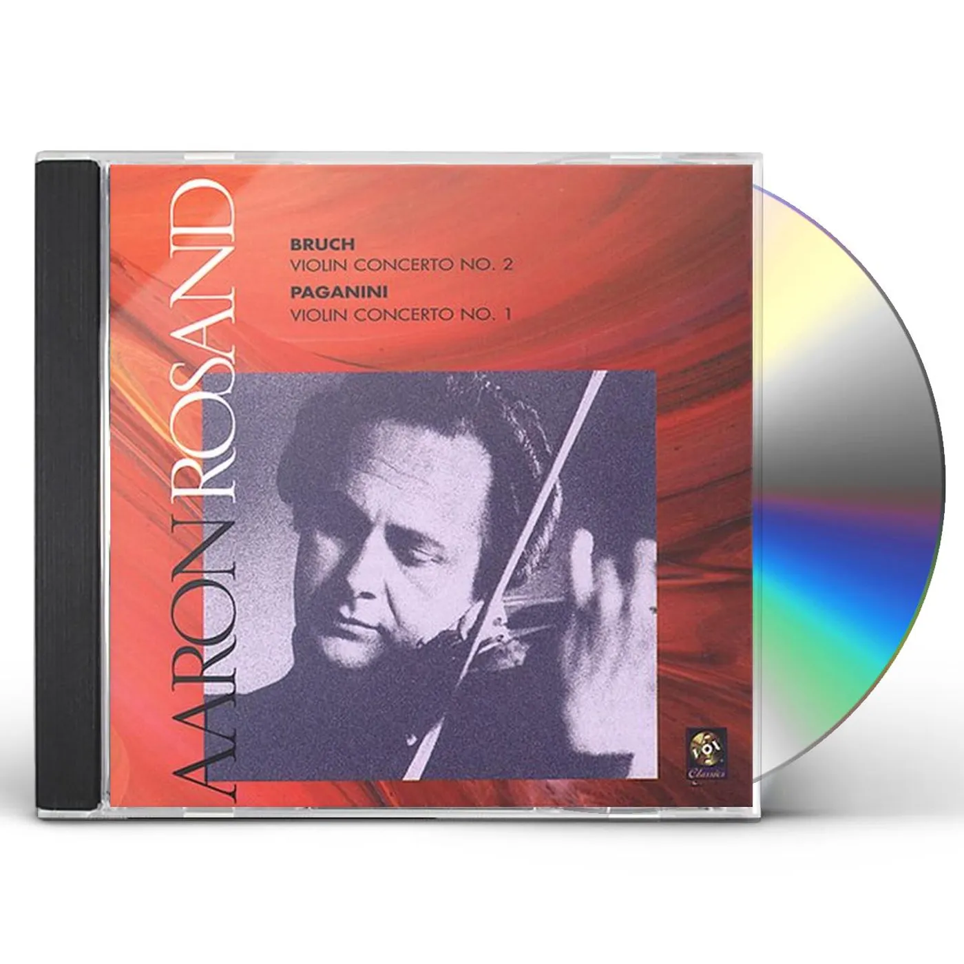 Aaron Rosand BRUCH CONCERTO 2 PAGANINI CONCERTO 1 CD