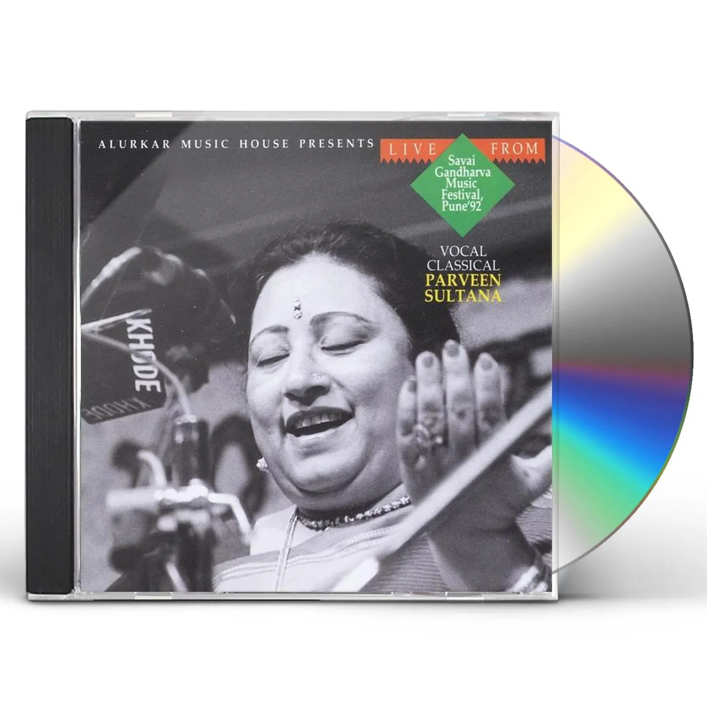 Parveen Sultana LIVE FROM SAVAI GANDHARVA MUSIC FESTIVAL 1992 CD