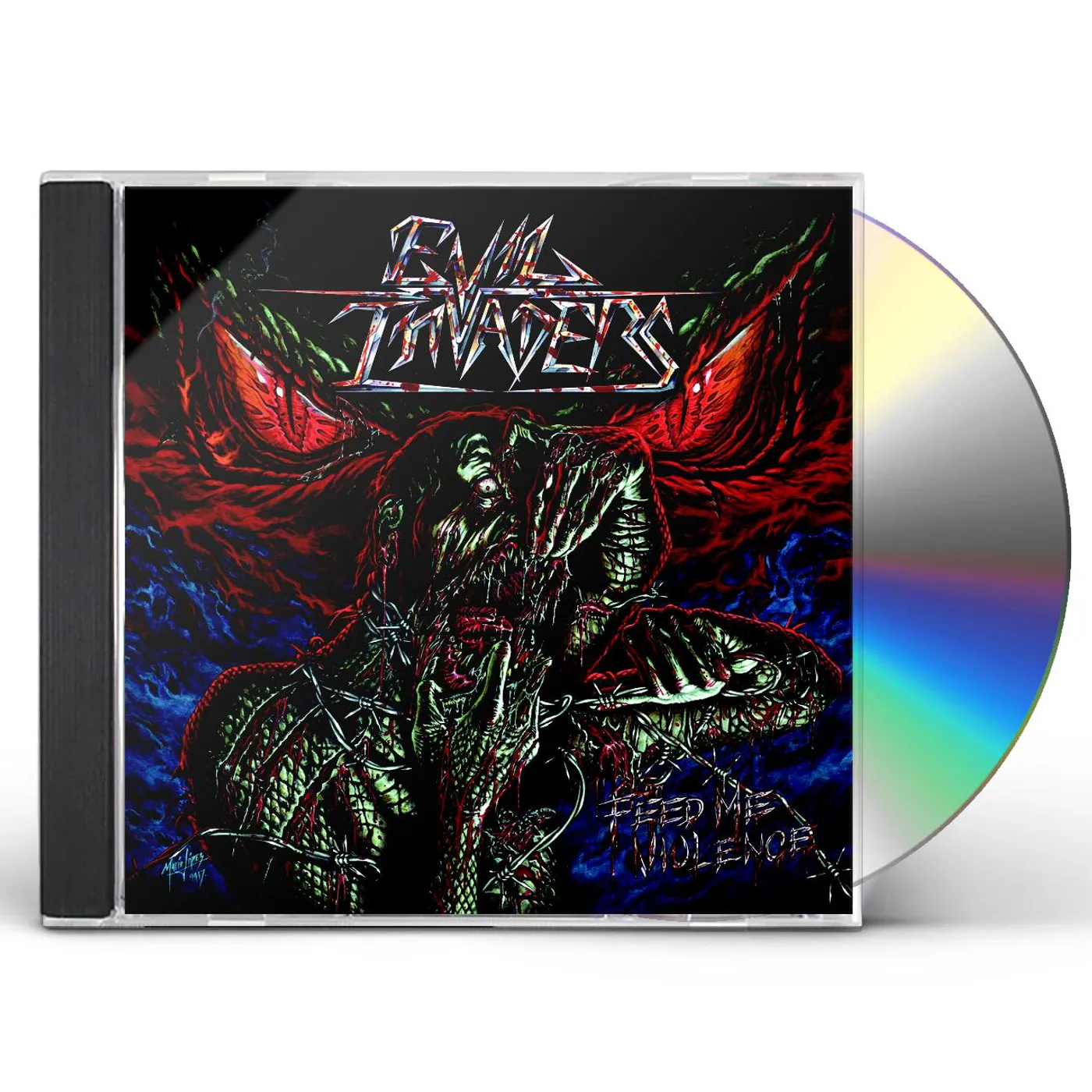 Evil Invaders FEED ME VIOLENCE CD