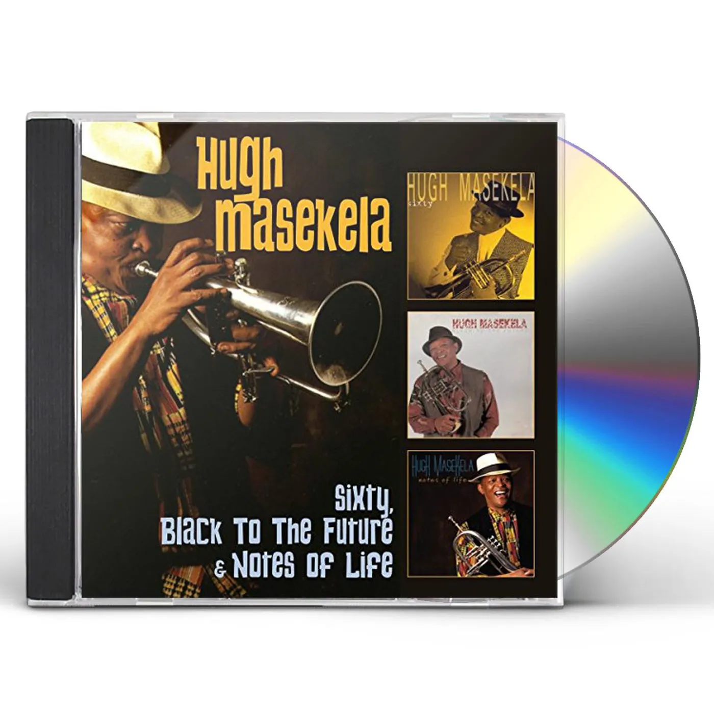 Hugh Masekela SIXTY / BLACK TO THE FUTURE / NOTES OF LIFE CD