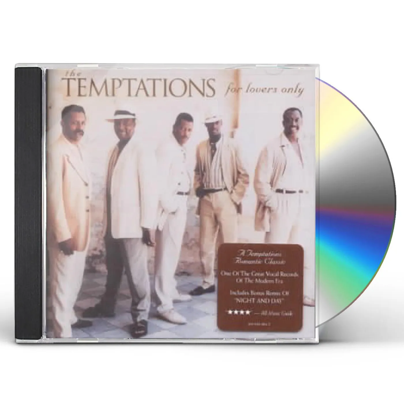 The Temptations FOR LOVERS ONLY CD