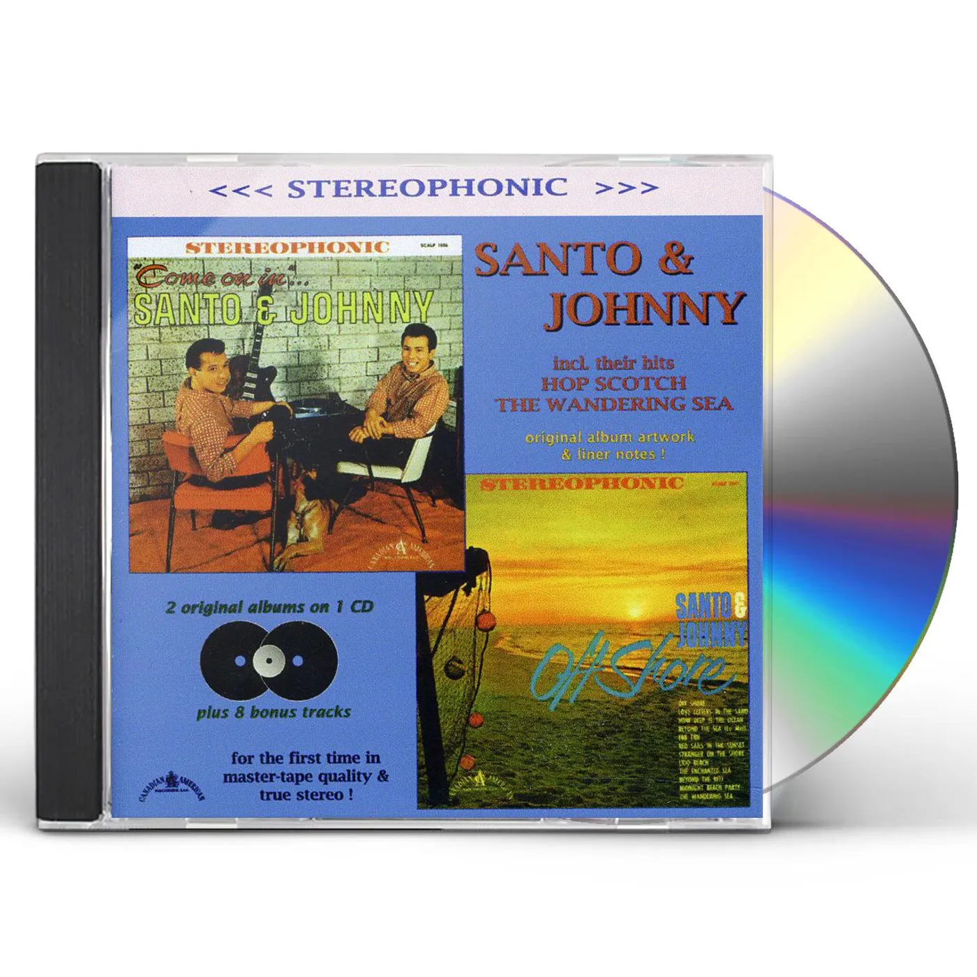 Santo & Johnny COME ON IN / OFF SHORE CD