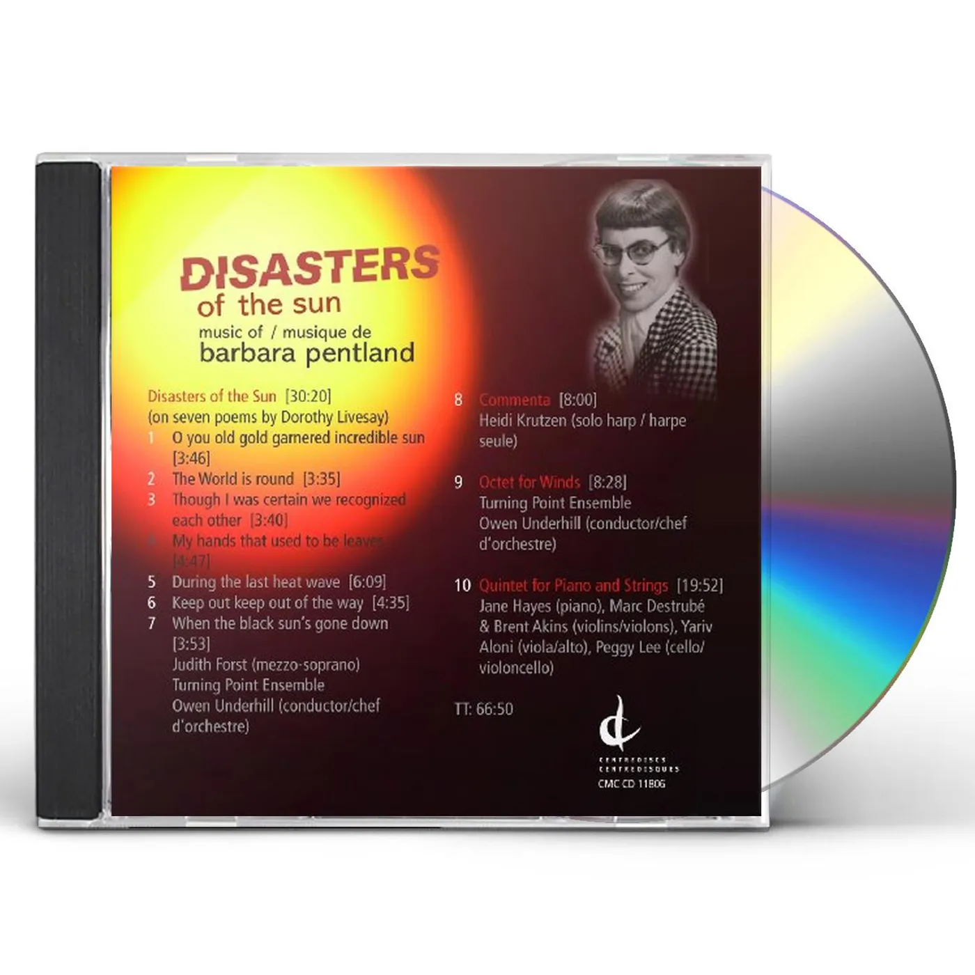 Barbara Pentland DISASTERS OF THE SUN CD