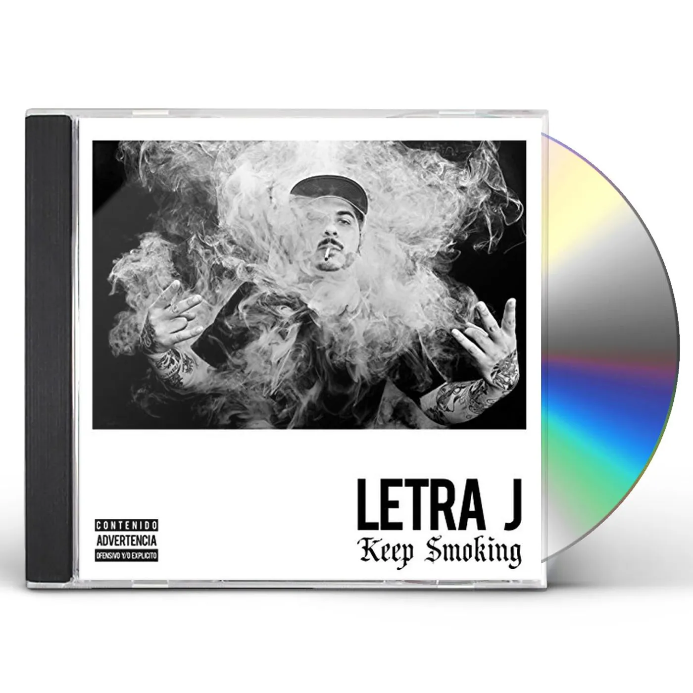 Letra J KEEP SMOKING CD