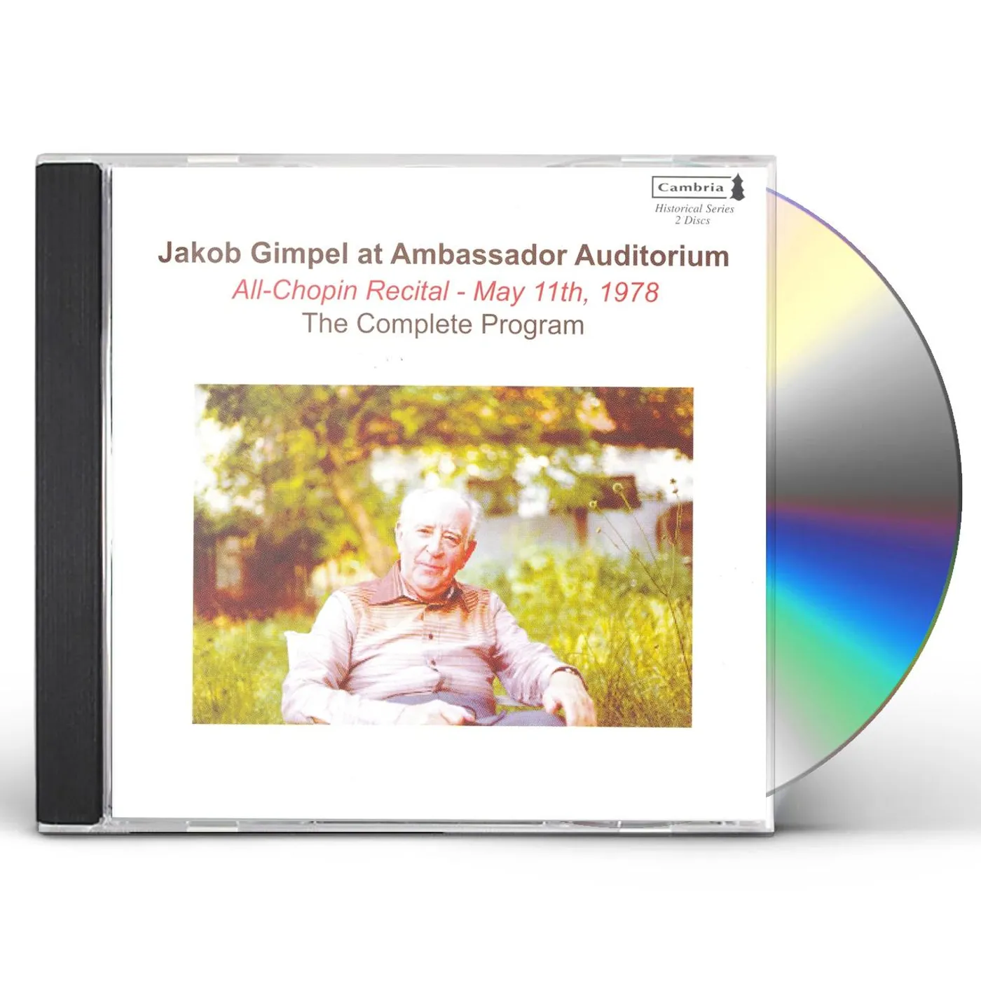 Frédéric Chopin AMBASSADOR AUDITORIUM MAY 1978 CD