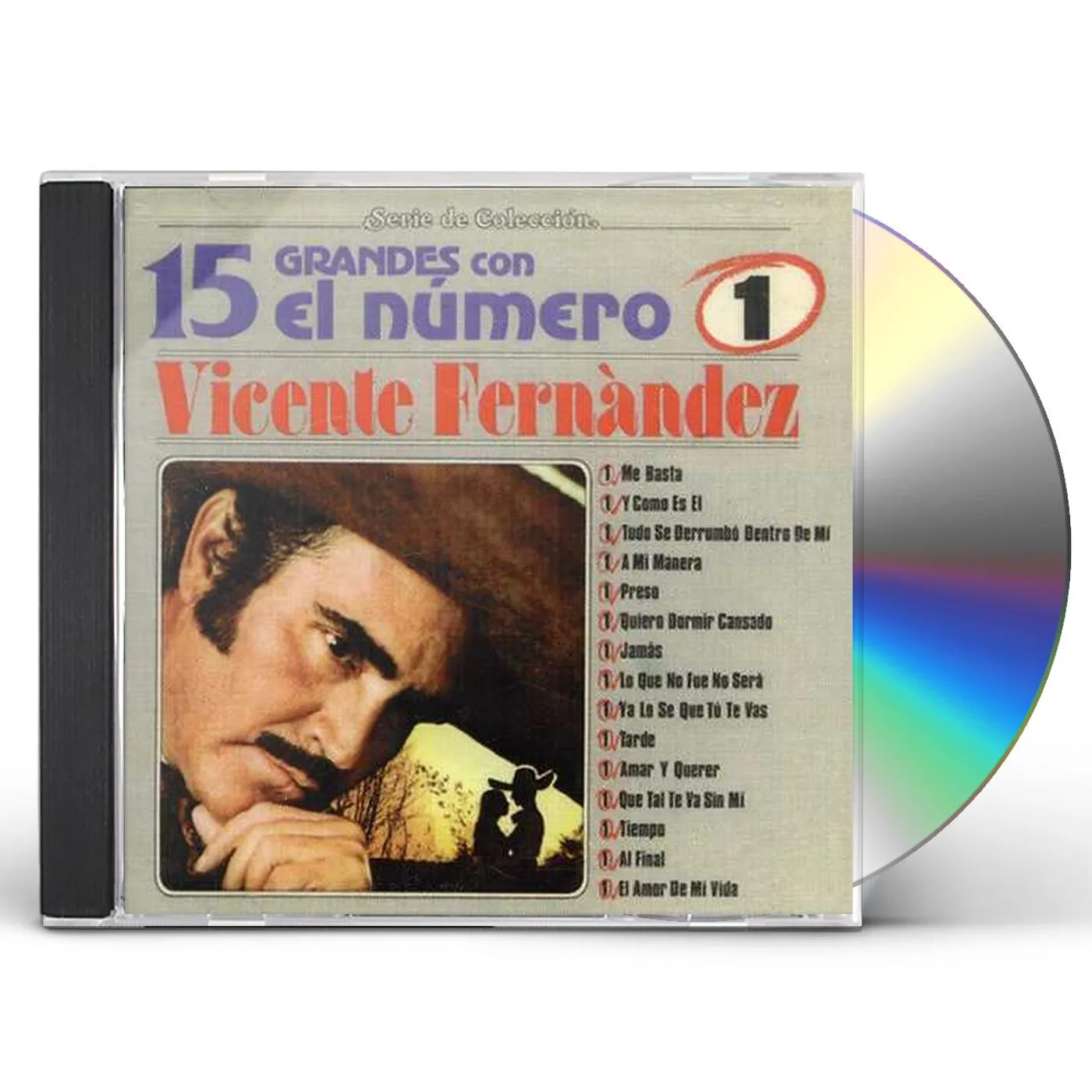Vicente Fernández 15 GRANDES CON EL NUMERO 1 CD