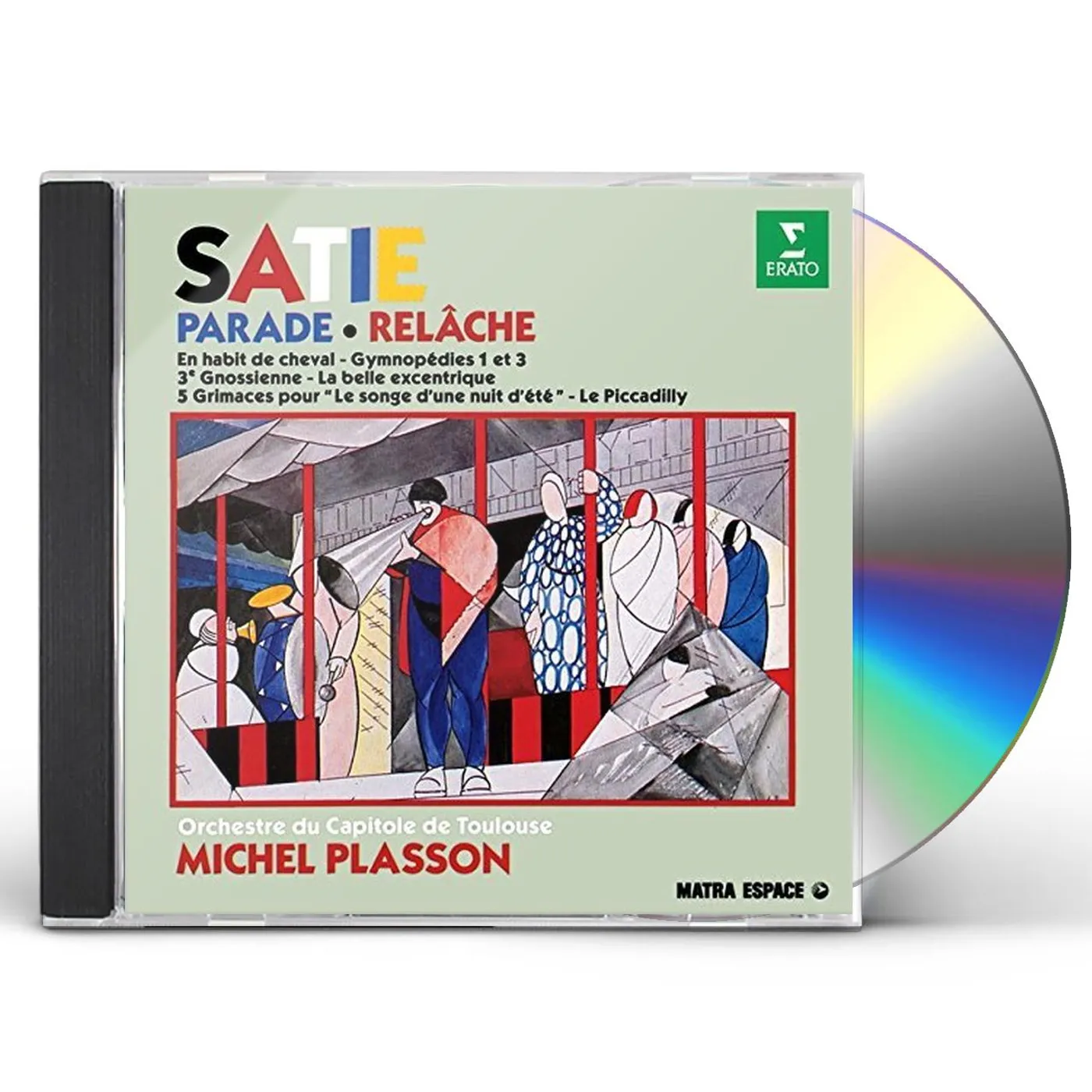 Michel Plasson SATIE: RELACHE. GYMNOPEDIES NOS. 1 CD