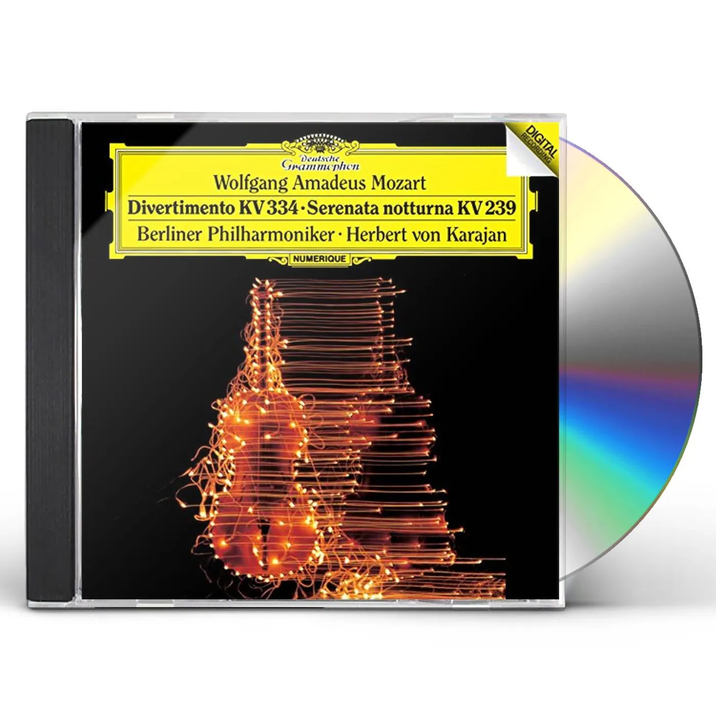 MOZART / HERBERT VON KARAJAN MOZART: DIVERTIMENTO KV334 / SERENATA CD