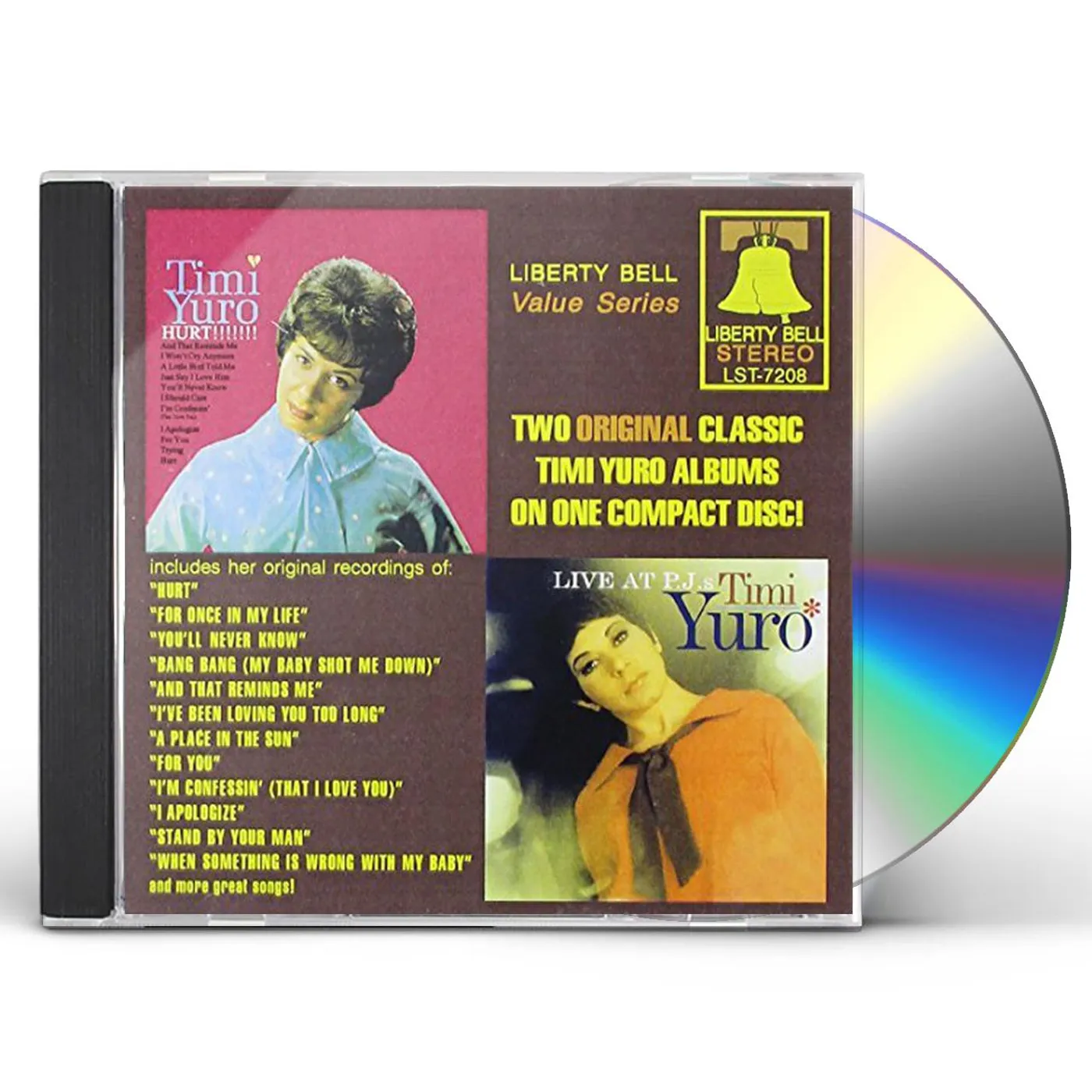 Timi Yuro HURT / LIVE AT PJ'S CD