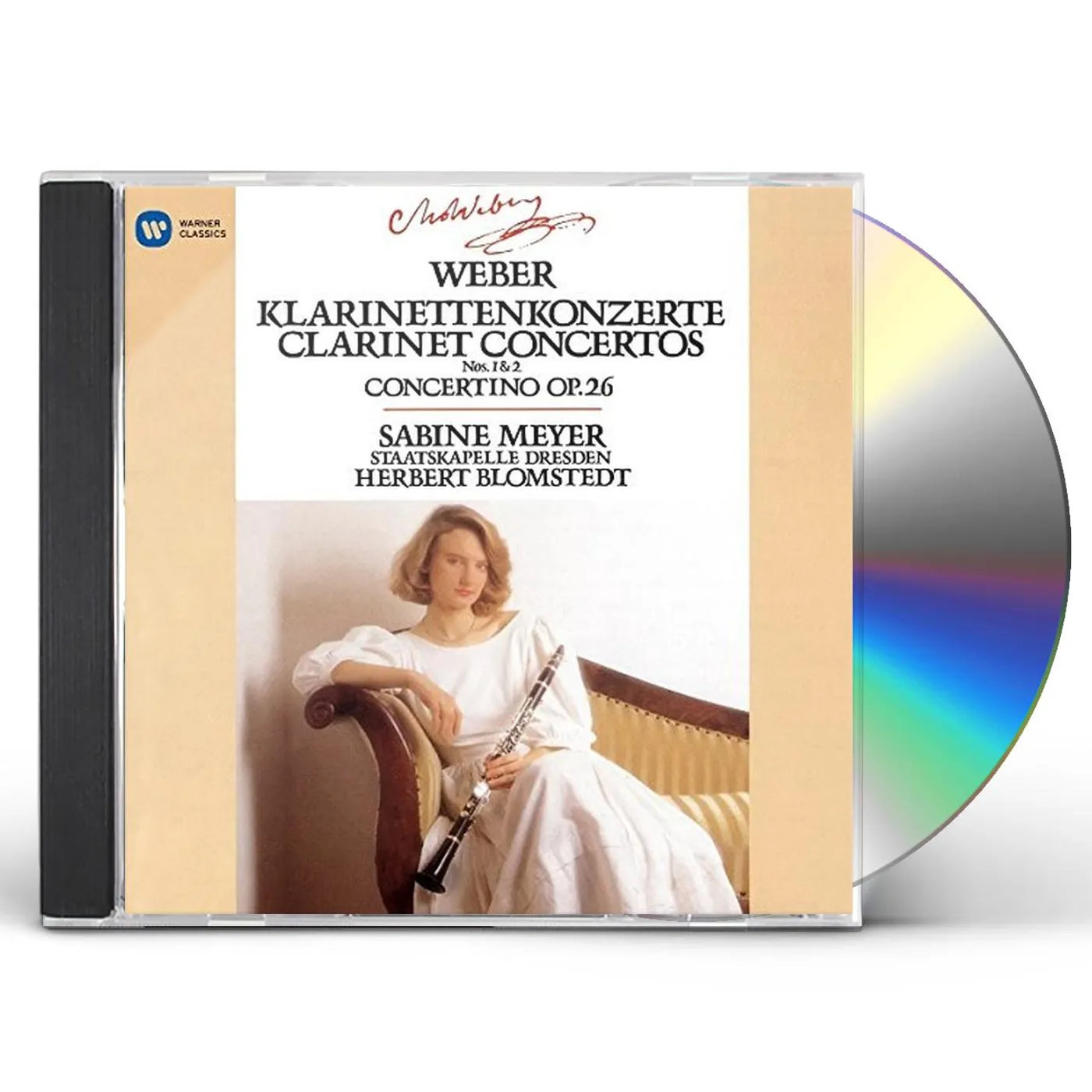 Sabine Meyer WEBER: CLARINET CONCERTO NO. 1 & NO. 2 CD