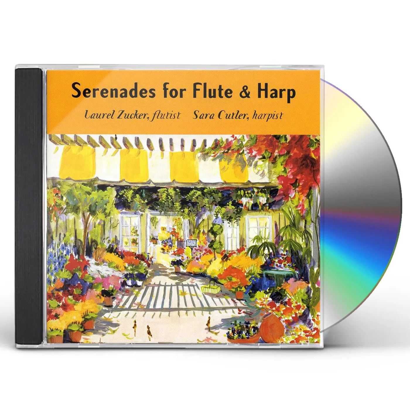 Laurel Zucker SERENADES FOR FLUTE AND HARP CD