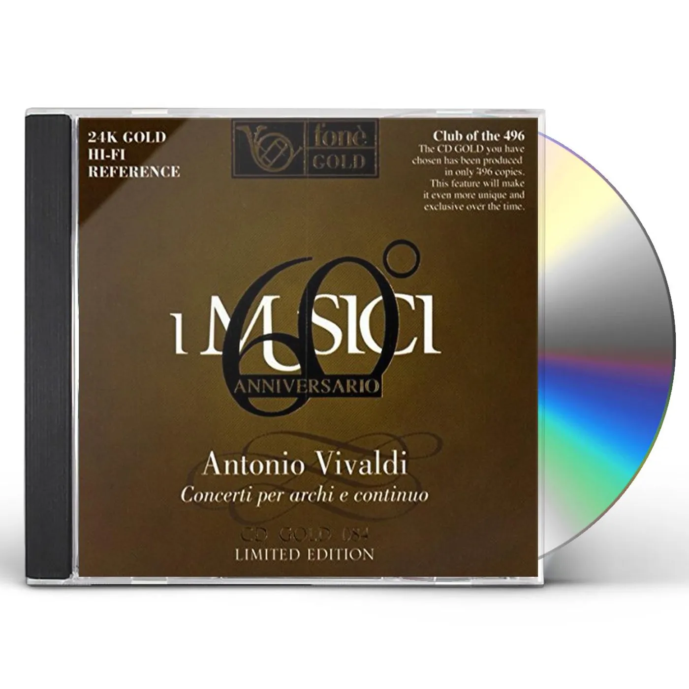 Antonio Vivaldi I MUSICI (24 K GOLD) CD