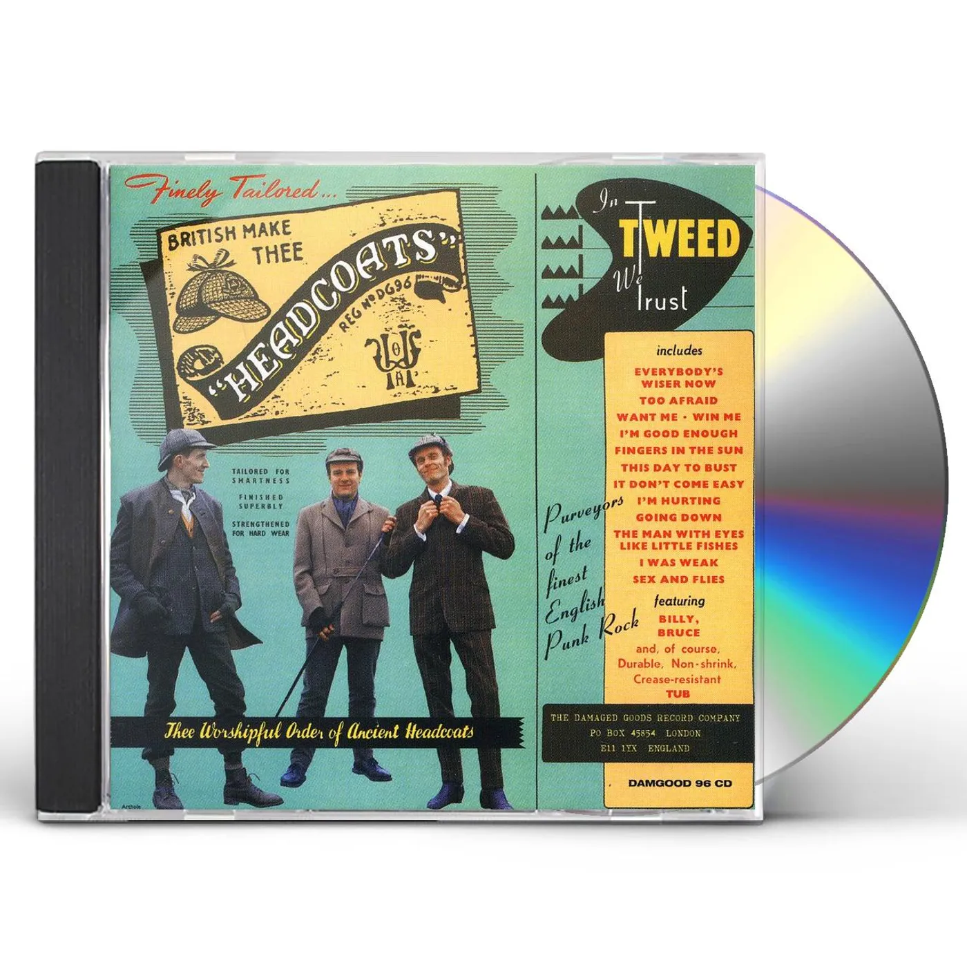 Thee Headcoats IN TWEED WE TRUST CD