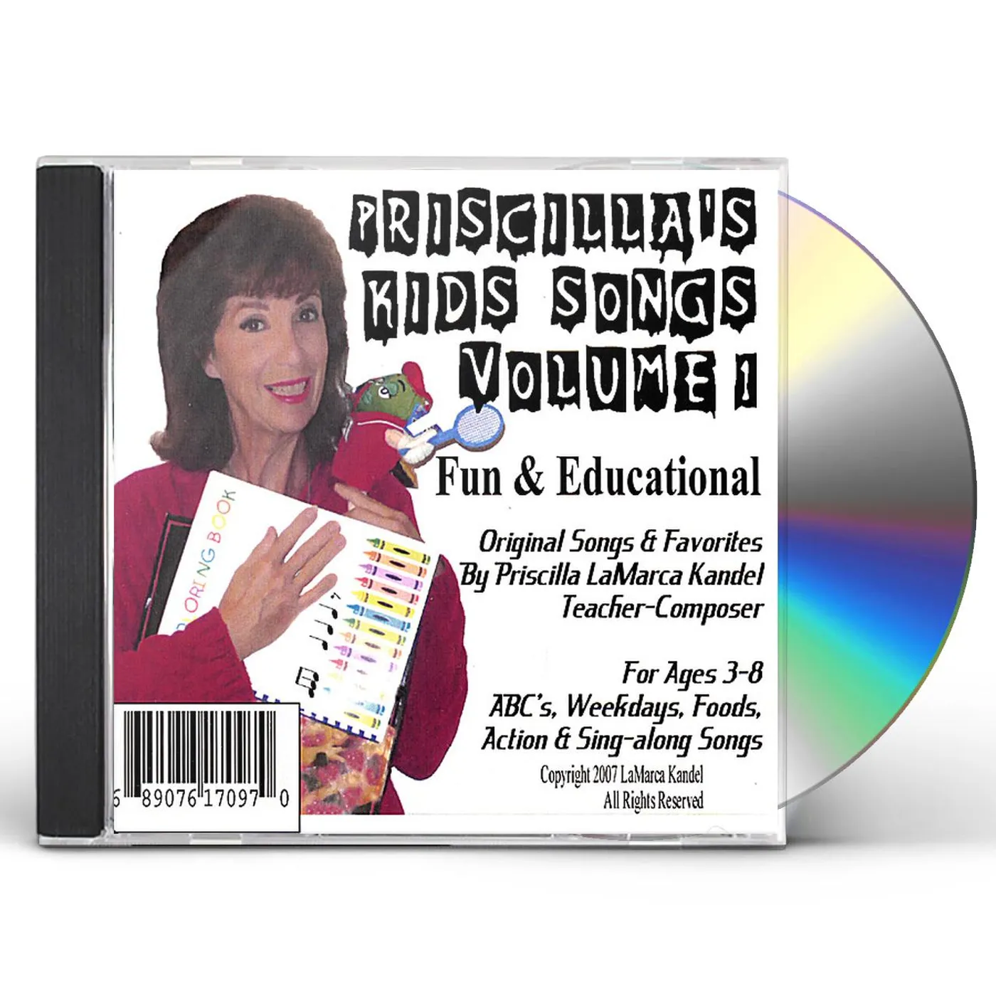 Priscilla Lamarca Kandel PRISCILLA'S KIDS SONGS CD