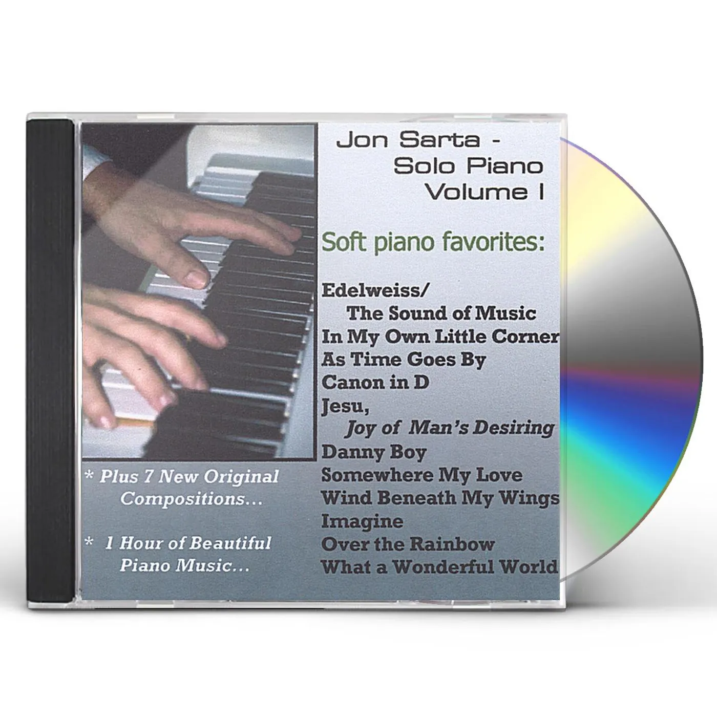 Jon Sarta SOLO PIANO VOLUME I CD