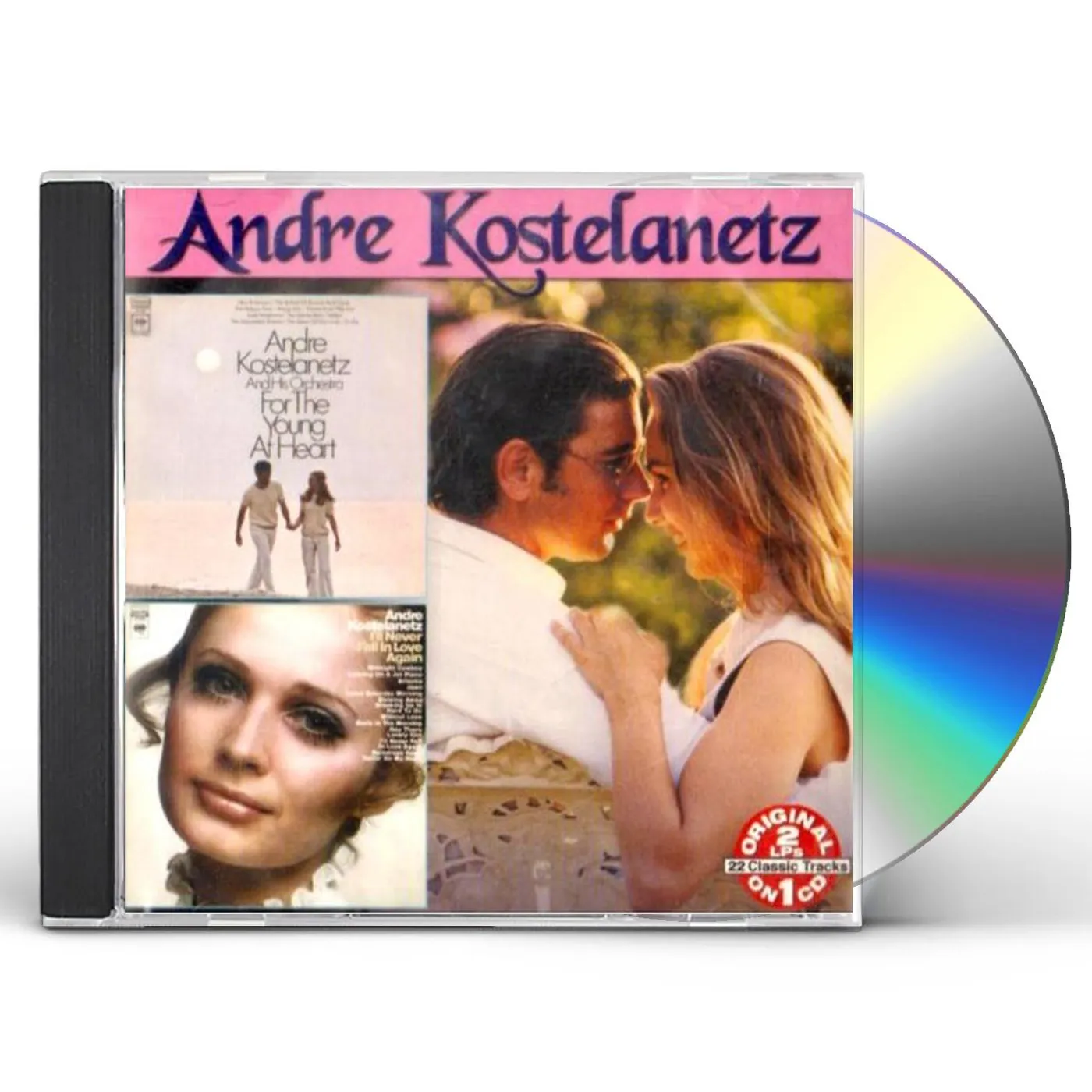 Andre Kostelanetz FOR THE YOUNG AT HEART: I'LL NEVER FALL IN LOVE CD
