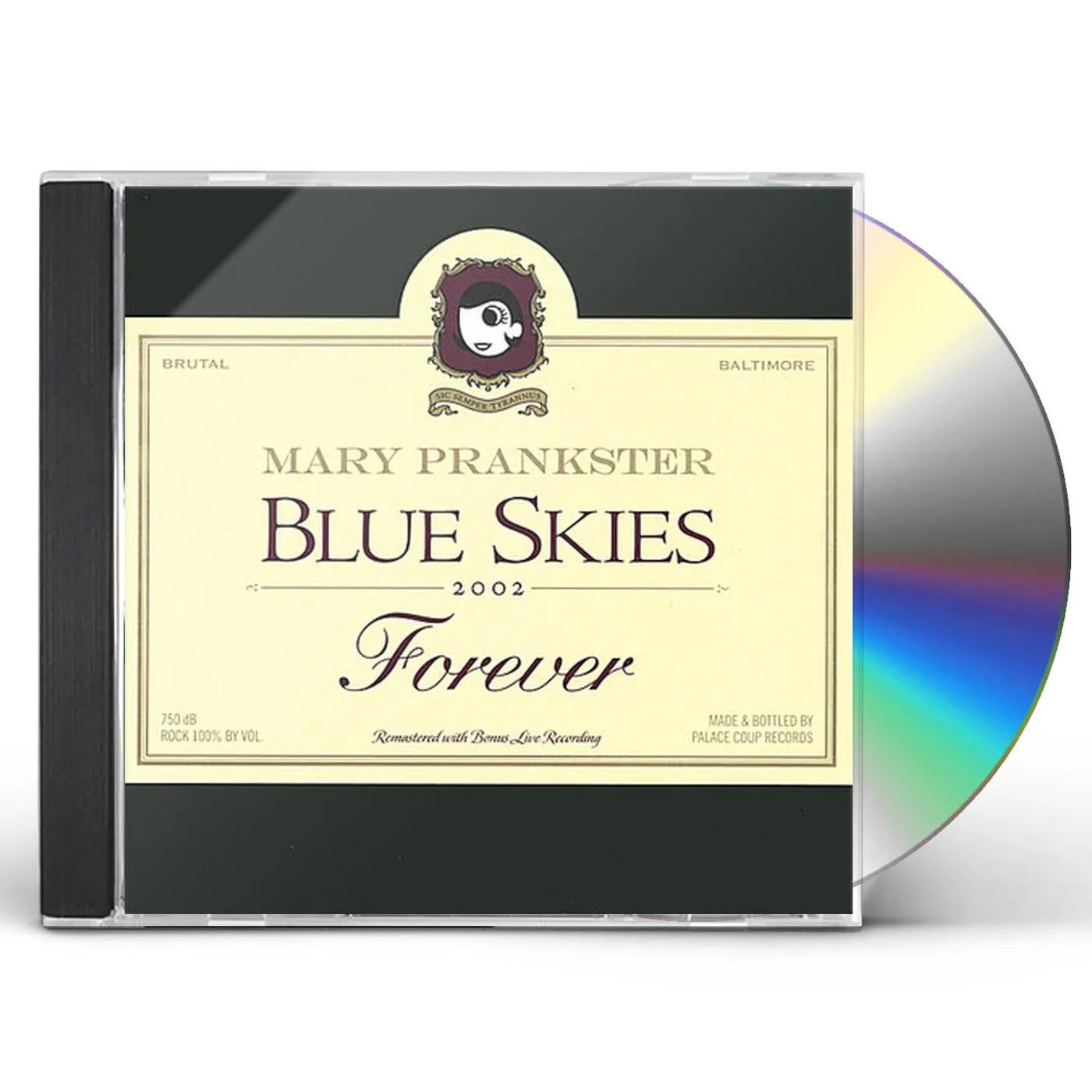 Mary Prankster BLUE SKIES FOREVER CD