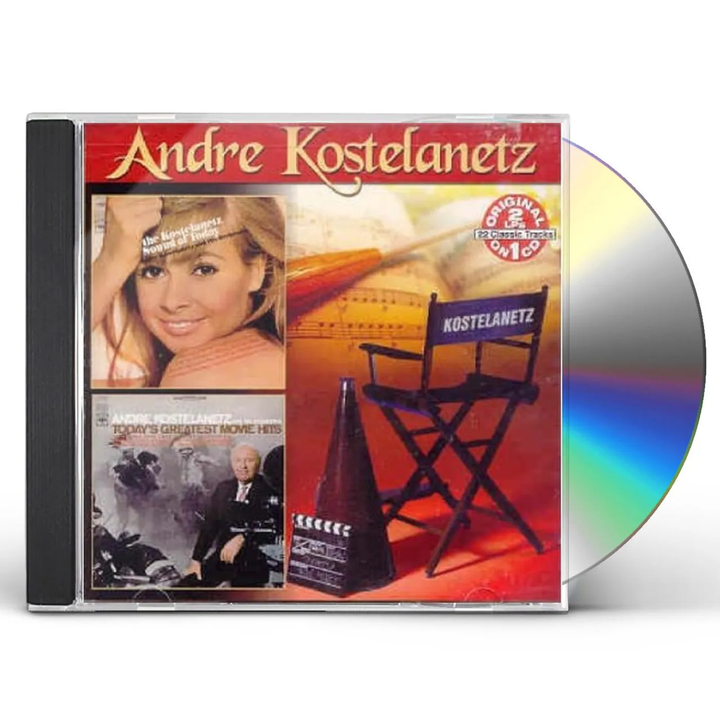 Andre Kostelanetz SOUNDS OF TODAY: TODAY'S GREATEST MOVIE HITS CD