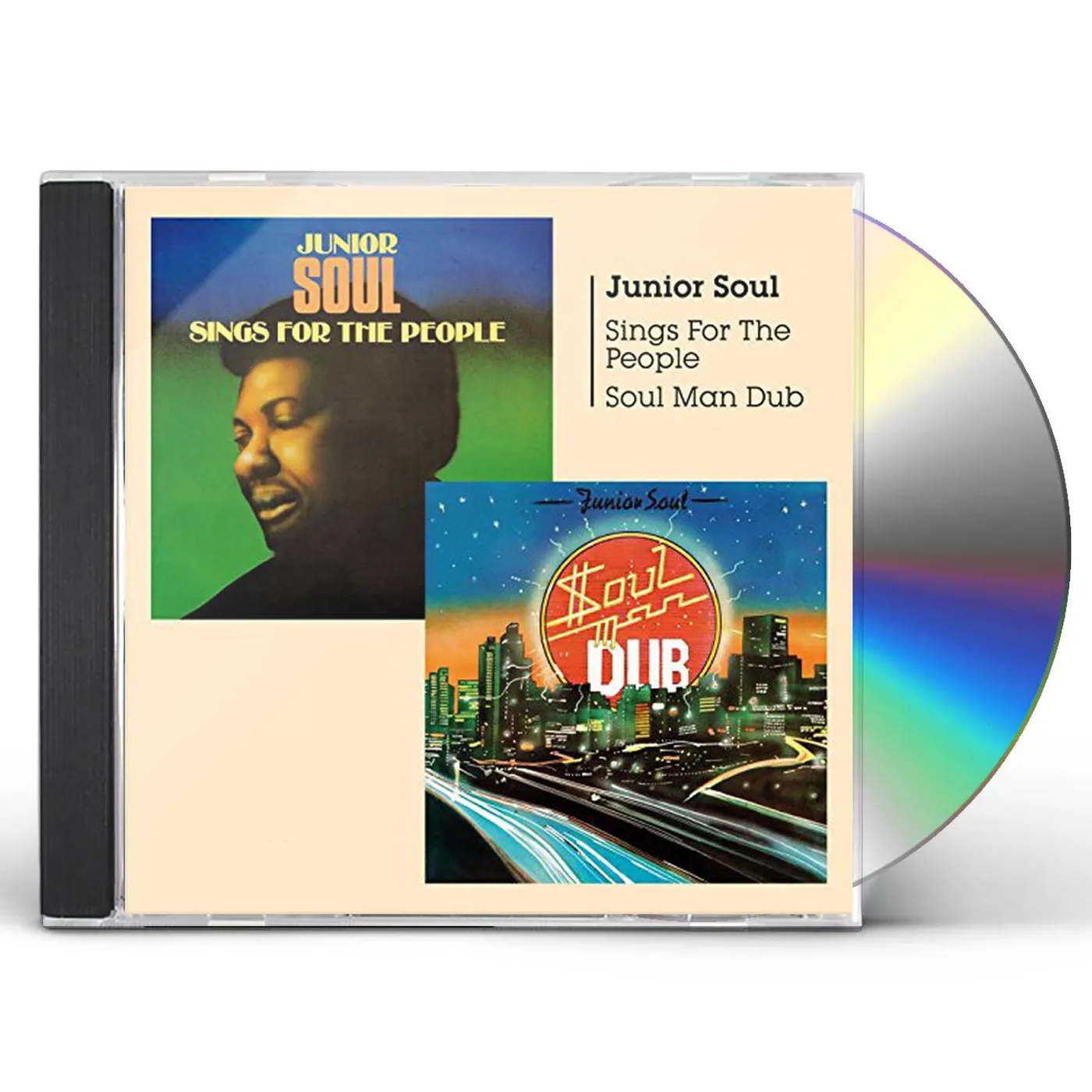 Junior Soul SOUL MAN DUB & SINGS FOR THE PEOPLE CD