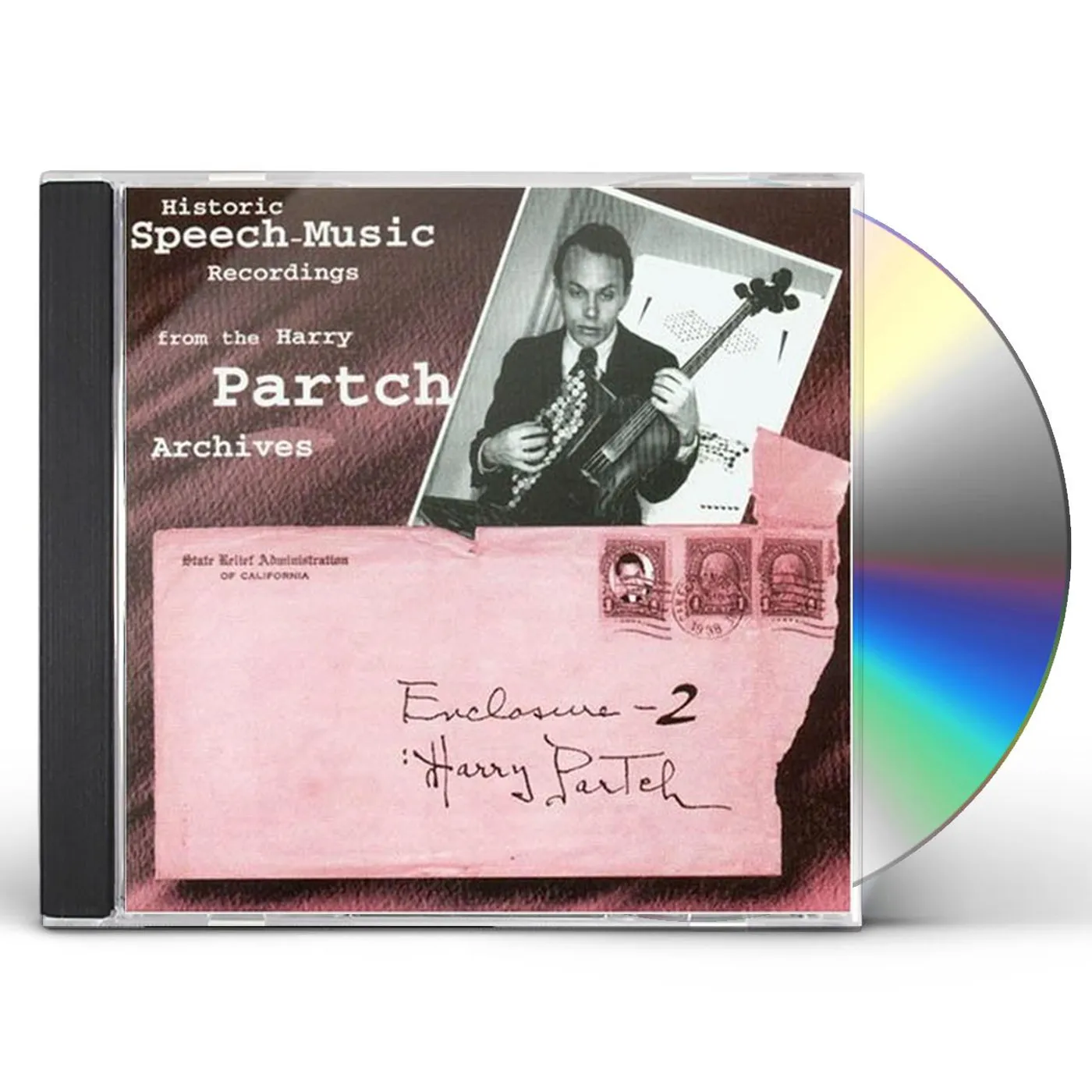Harry Partch HISTORIC SPEECH MUSIC CD