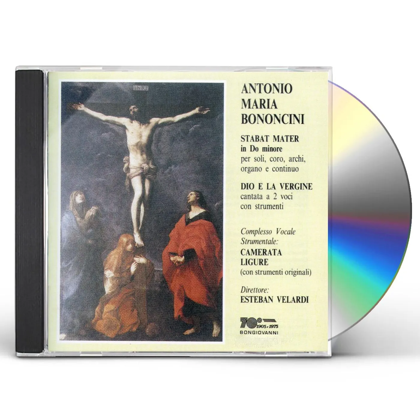Antonio Maria Bononcini STABAT MATER IN DO MINORE DIO CD