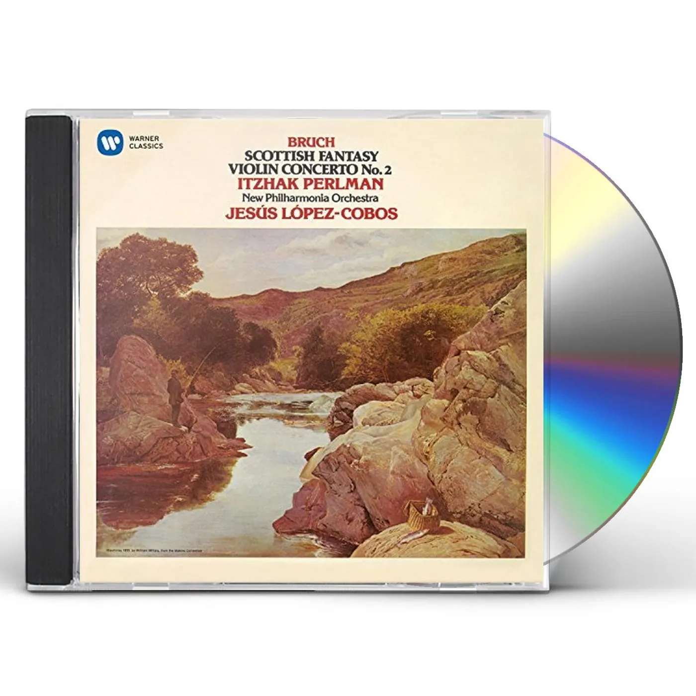 Itzhak Perlman BRUCH: VIOLIN CONCERTO NO 2 & SCOTTISH FANTASY CD