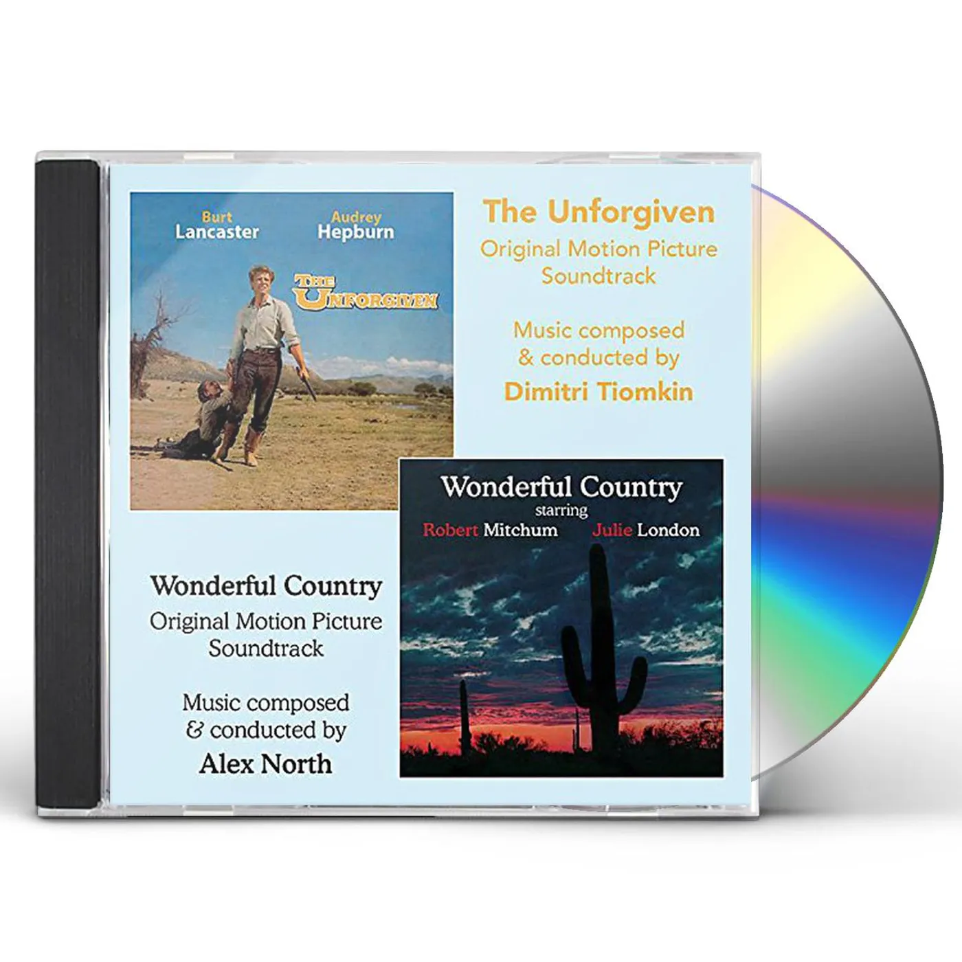 Alex North UNFORGIVEN / WONDERFUL COUNTRY ORIGINAL SOUNTRACKS CD