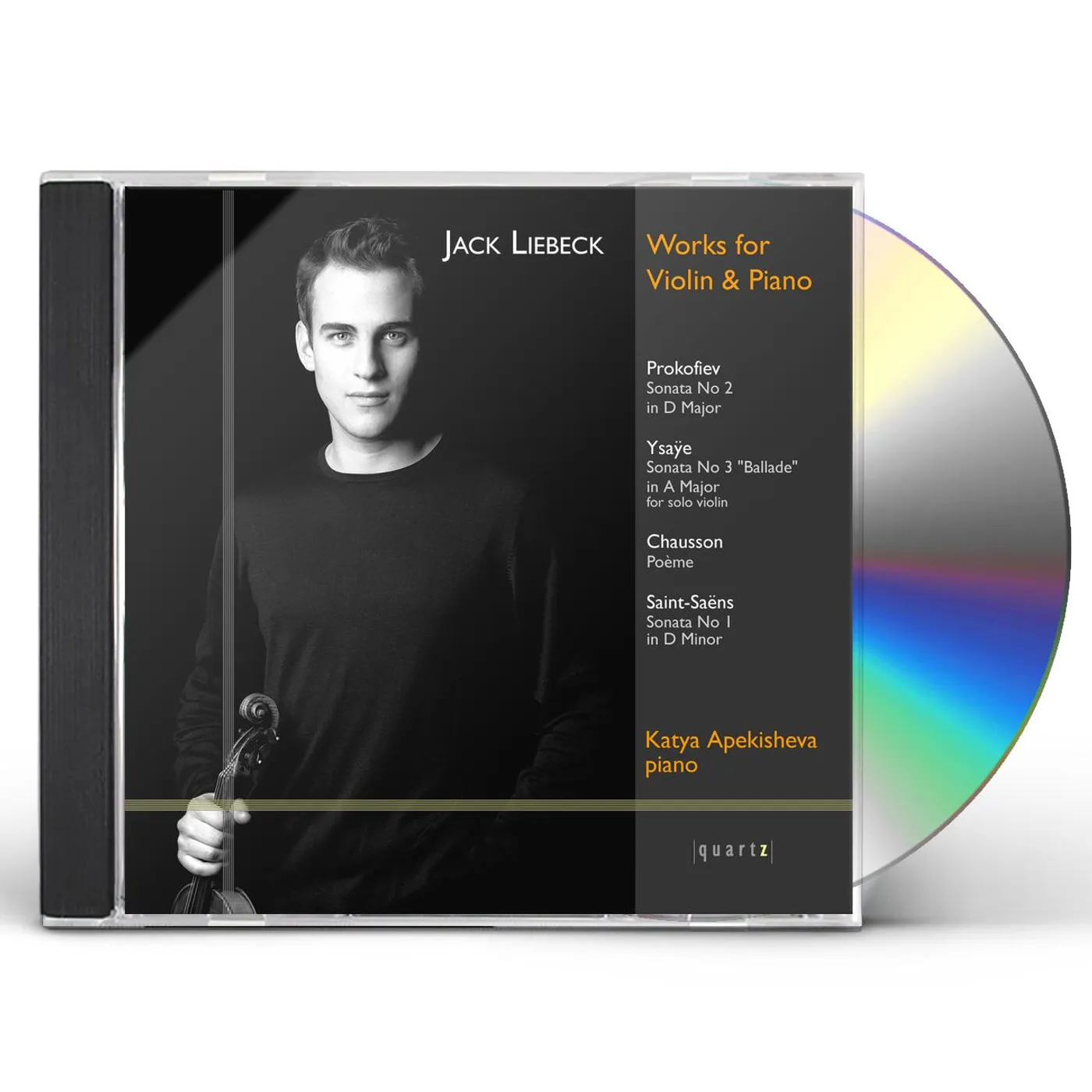 Jack Liebeck WORKS FOR VIOLIN & PIANO CD