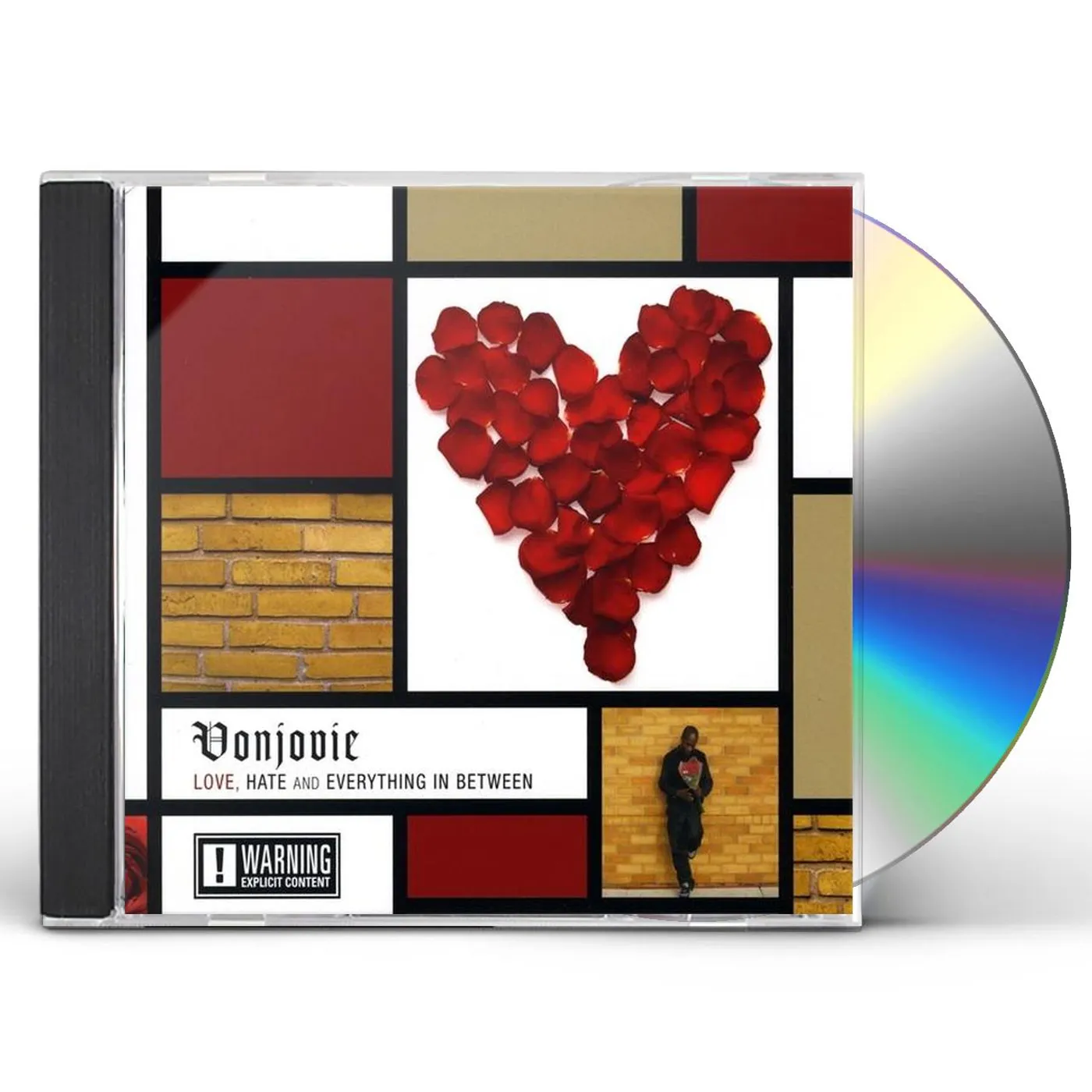 Vonjovie LOVE HATE & EVERYTHING IN BETWEEN CD