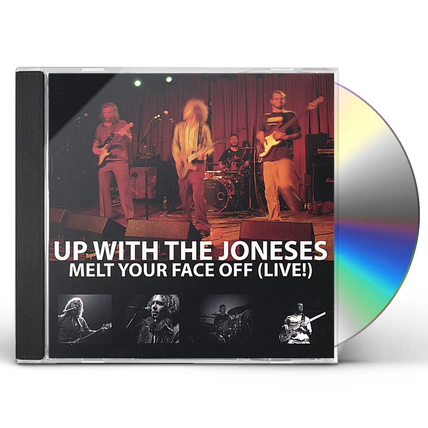 Up With The Joneses MELT YOUR FACE OFF (LIVE)! CD