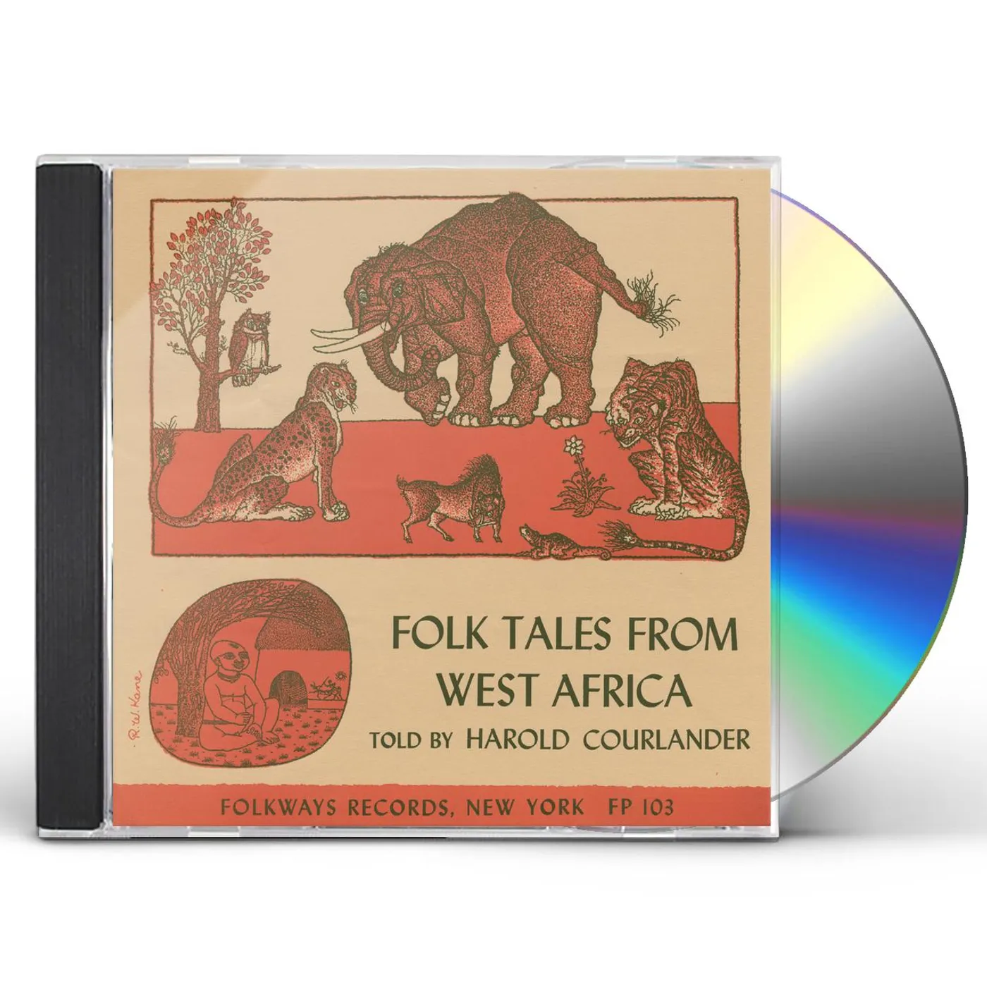 Harold Courlander FOLK TALES FROM WEST AFRICA CD