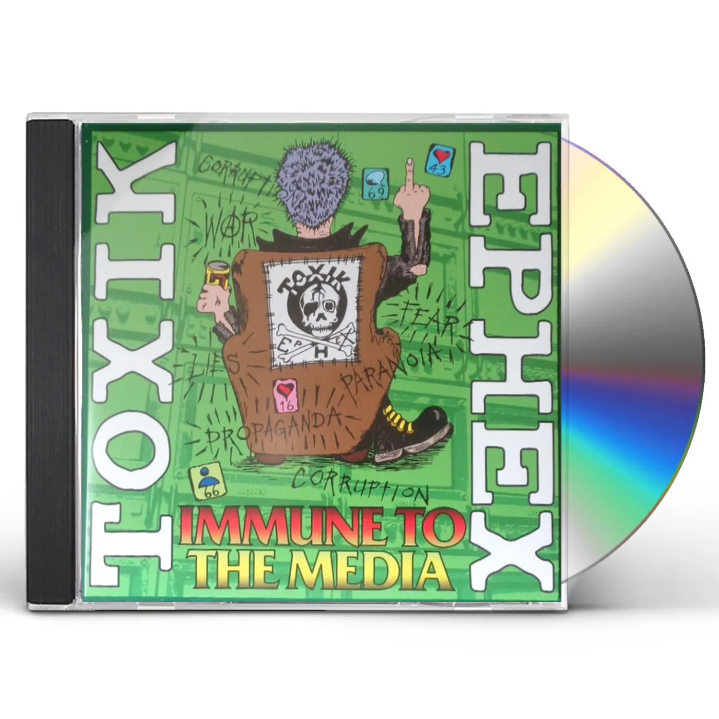 TOXIK EPHEX IMMUNE TO THE MEDIA CD