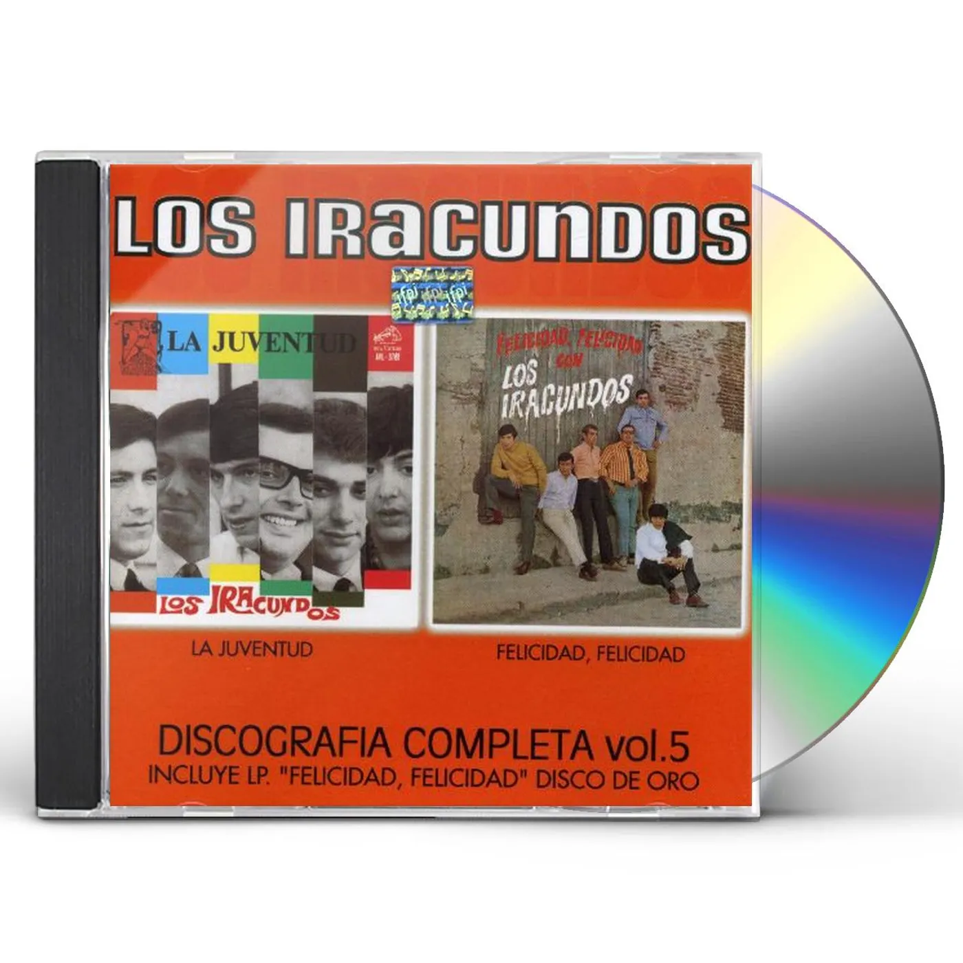 Iracundos DISCOGRAFIA COMPLETA 5: LA JUVENTUD / FELICIDAD CD