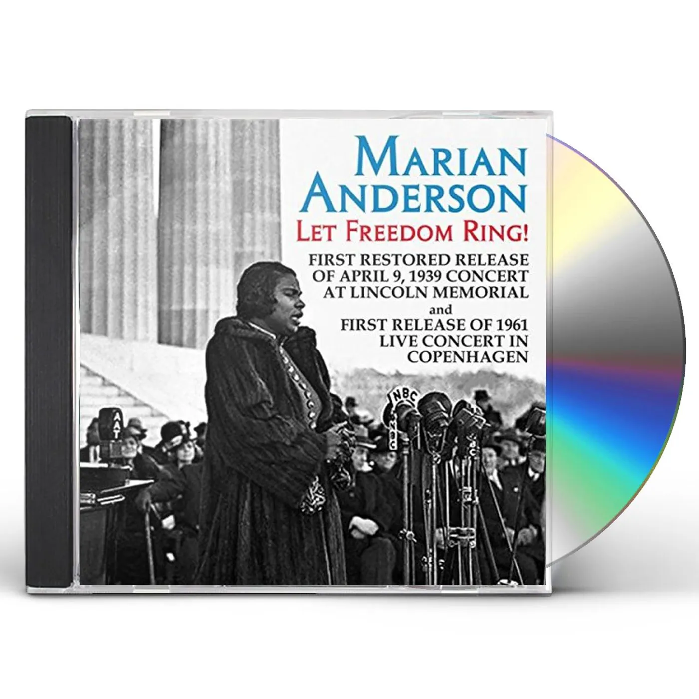 Marian Anderson LET FREEDOM RING: LIVE CONCERTS FROM LINCLON CD