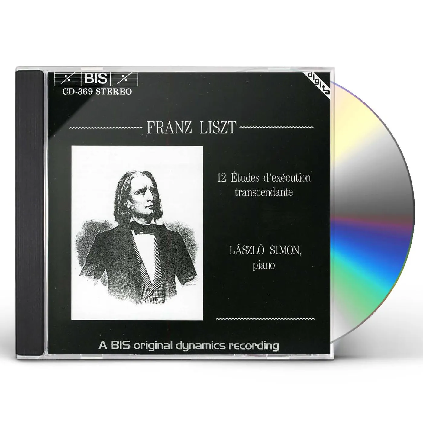 Franz Liszt 12 ETUDES DEXECUTION TRANSCEND CD