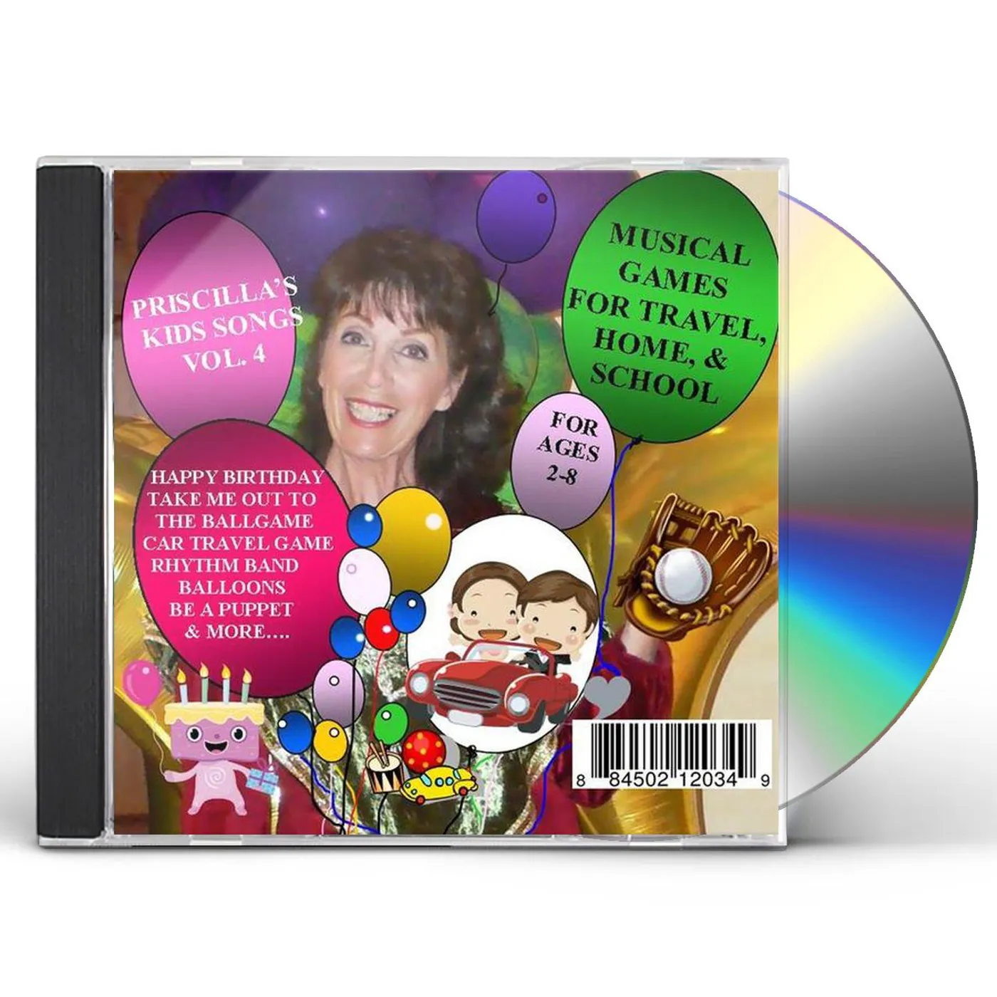 Priscilla Lamarca Kandel MUSICAL GAMES FOR TRAVEL HOME & SCHOOL CD