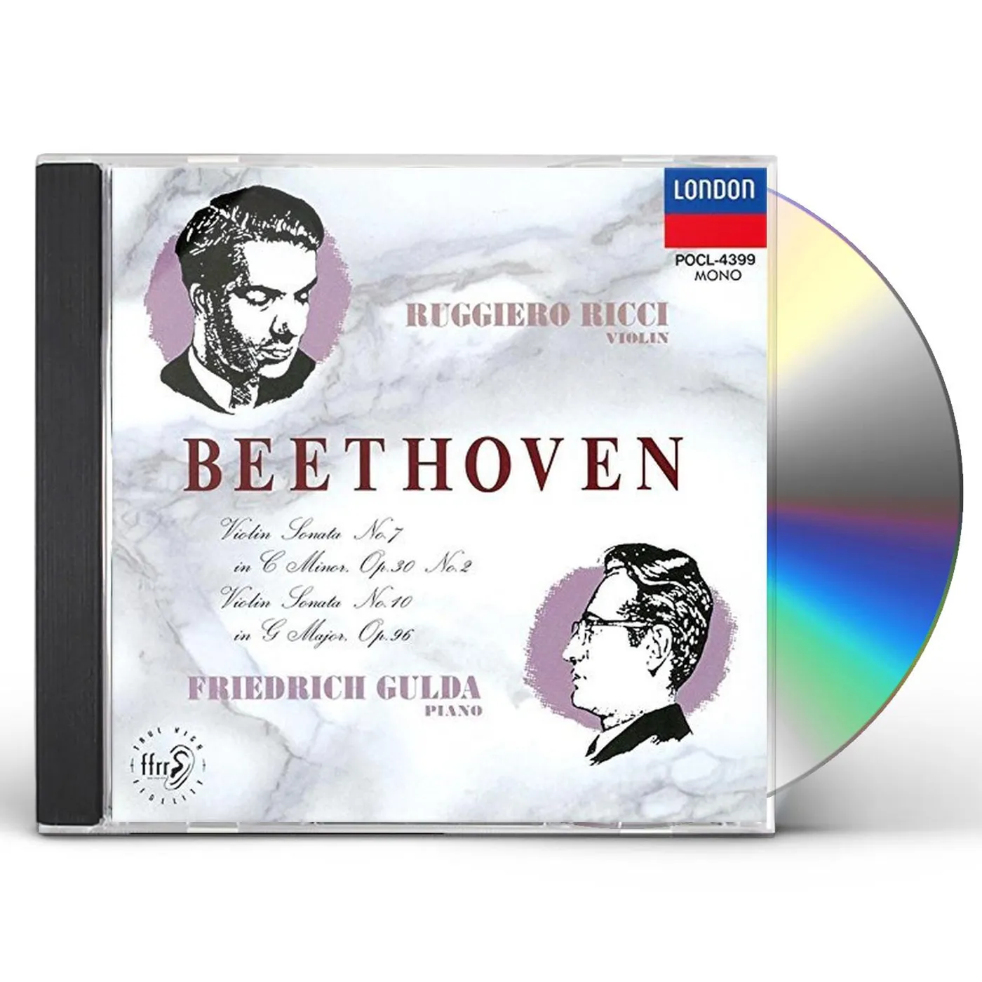 Friedrich Gulda BEETHOVEN: VIOLIN SONATAS 7 & 10 CD