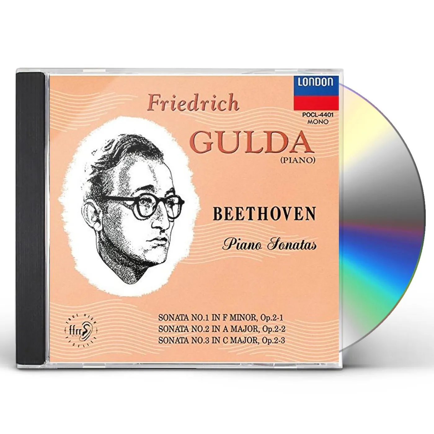 Friedrich Gulda BEETHOVEN: PIANO SONATAS 1 & 2 CD