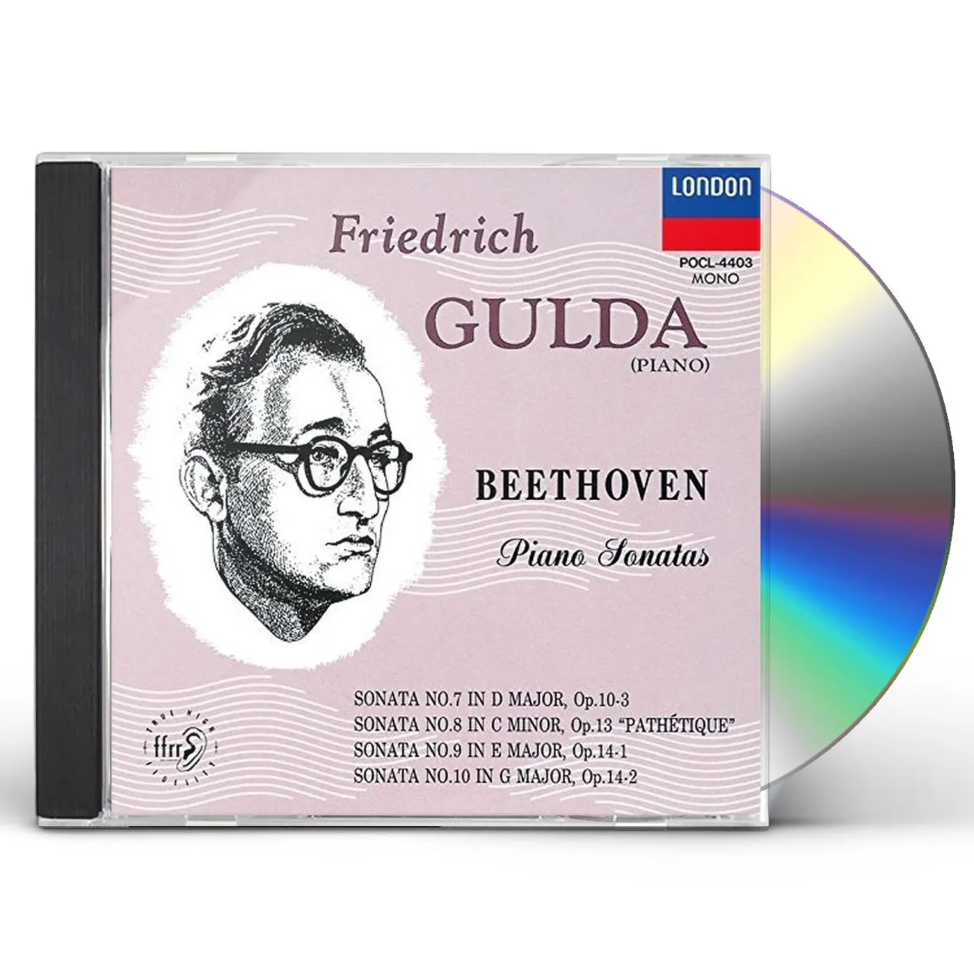 Friedrich Gulda BEETHOVEN: PIANO SONATAS 7-9 CD