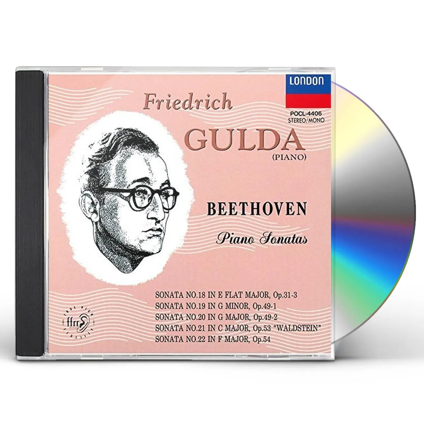 Friedrich Gulda BEETHOVEN: PIANO SONATAS 18 & 19 CD