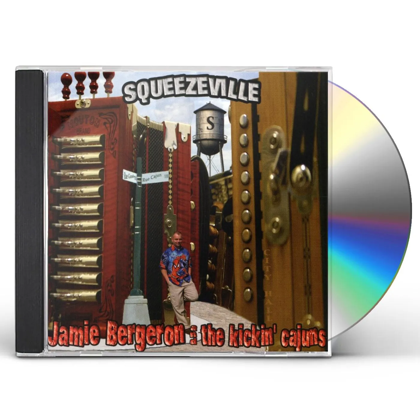 Jamie Bergeron SQUEEZEVILLE CD