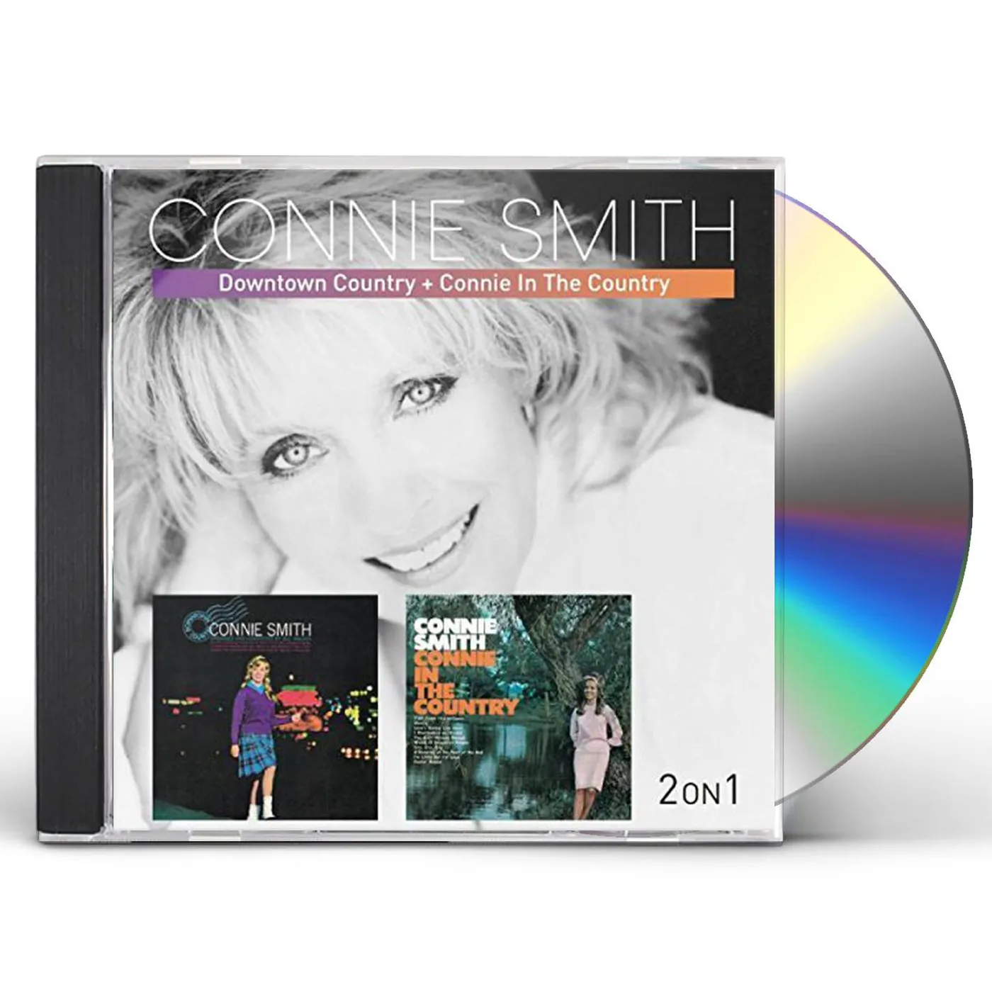 Connie Smith DOWNTOWN COUNTRY / CONNIE IN THE COUNTRY CD